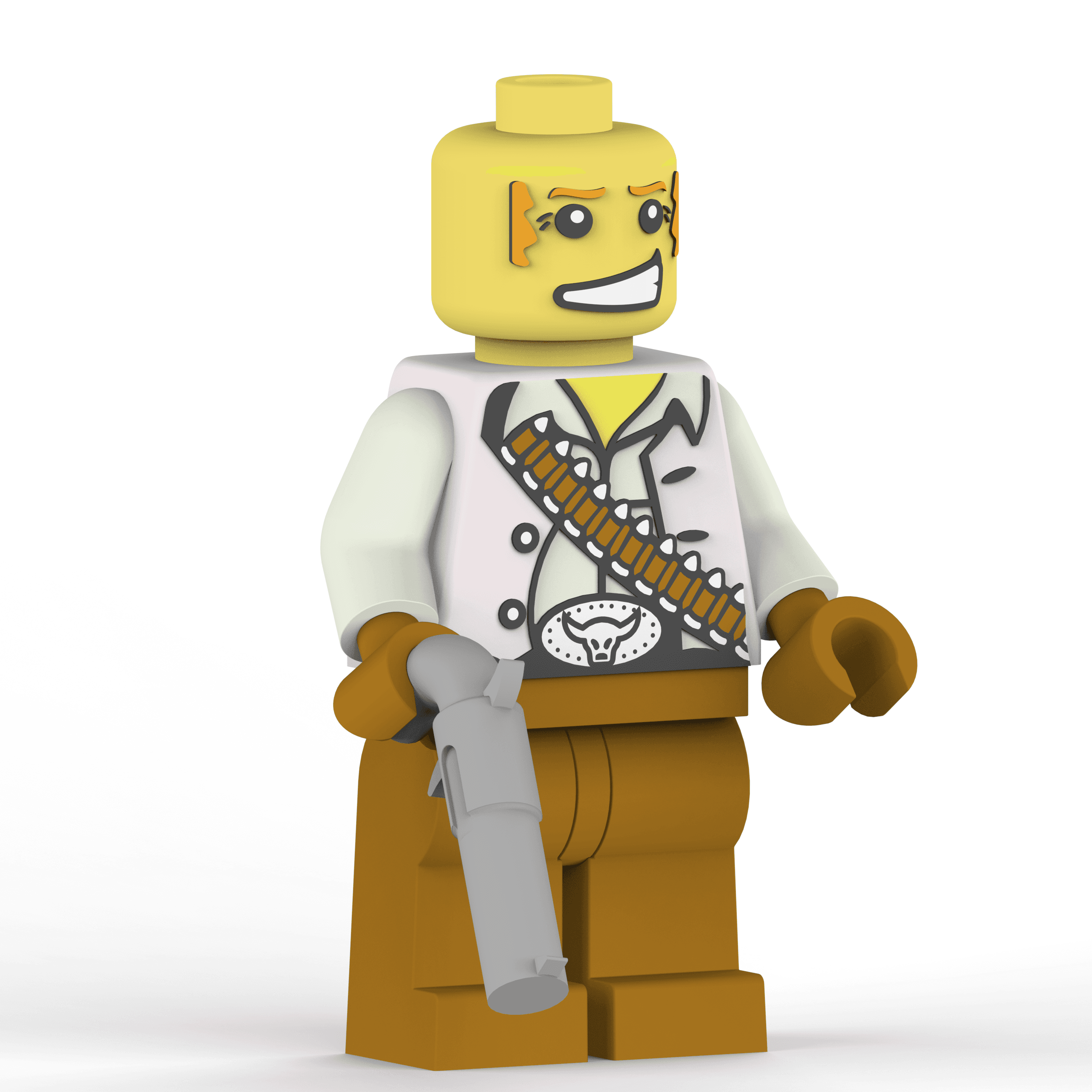 Cowboy Lego 3d model