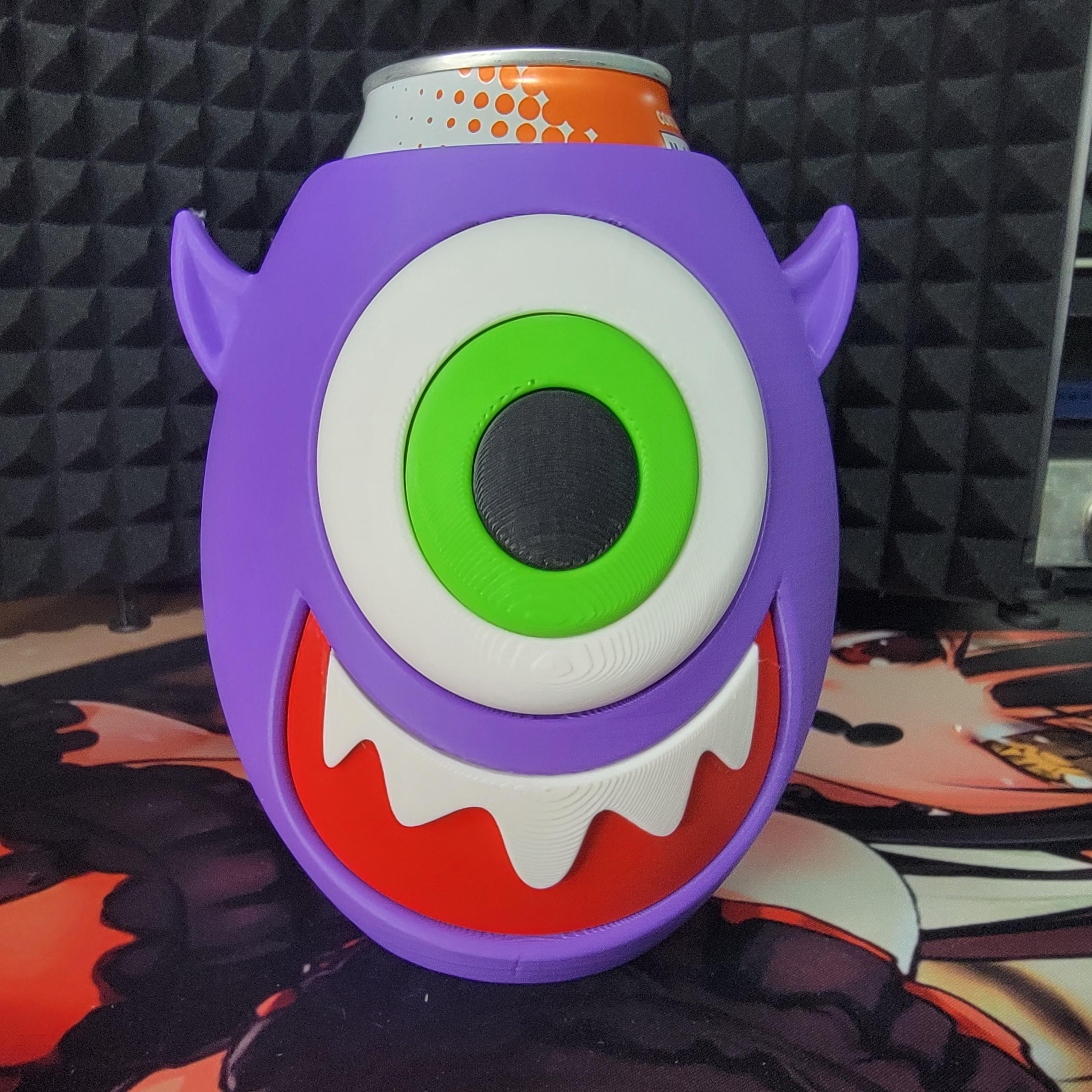 16oz Adorable Cyclops Can Cup 3d model