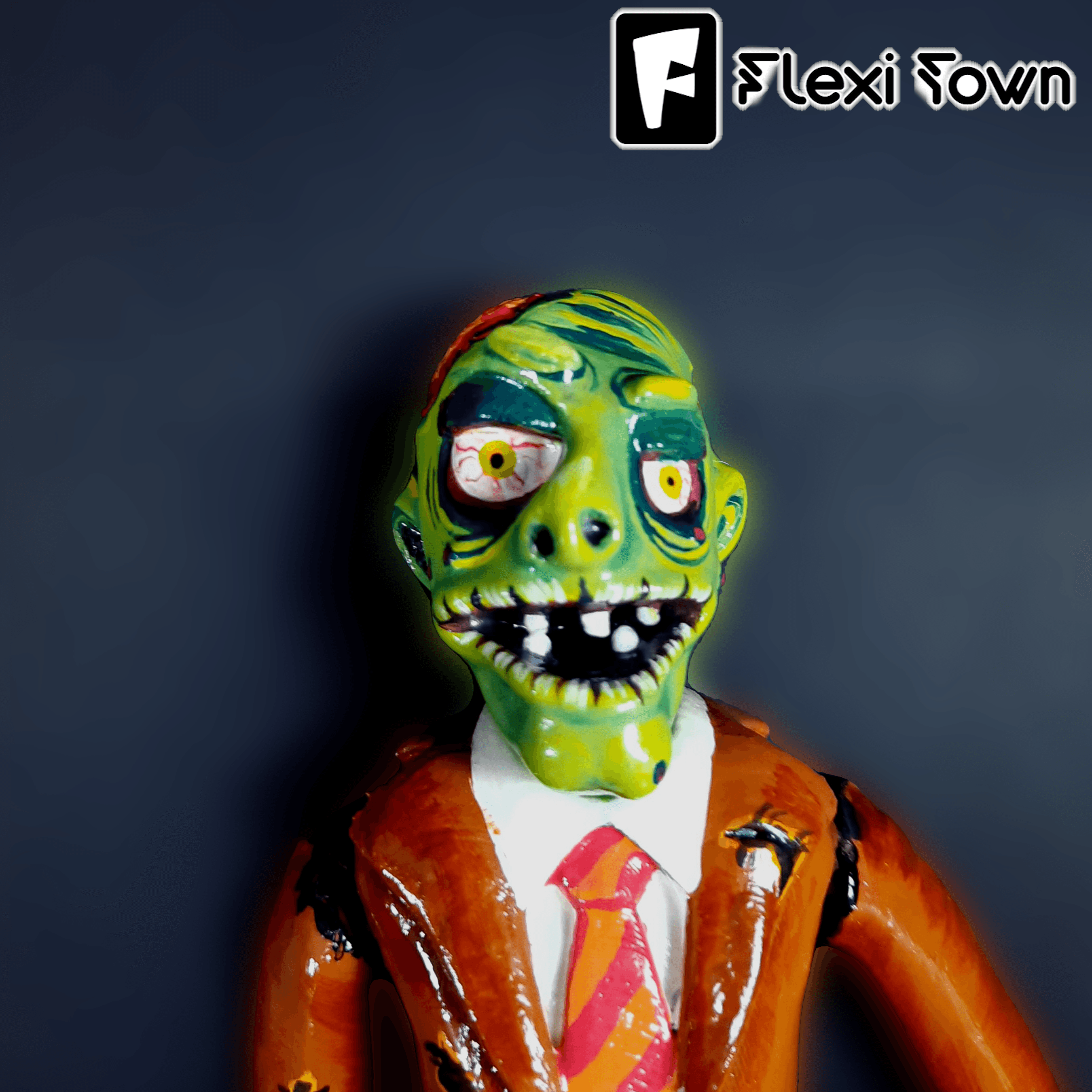 Flexi Print-in-Place Creepy Zombie 3d model