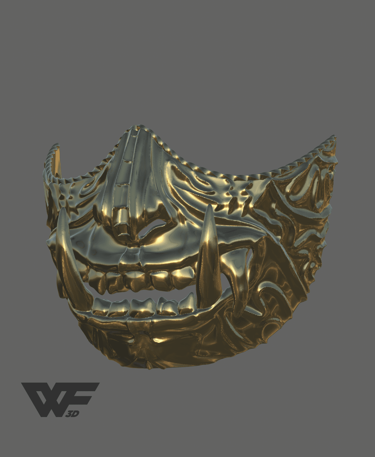 Oni Mask #1 3d model