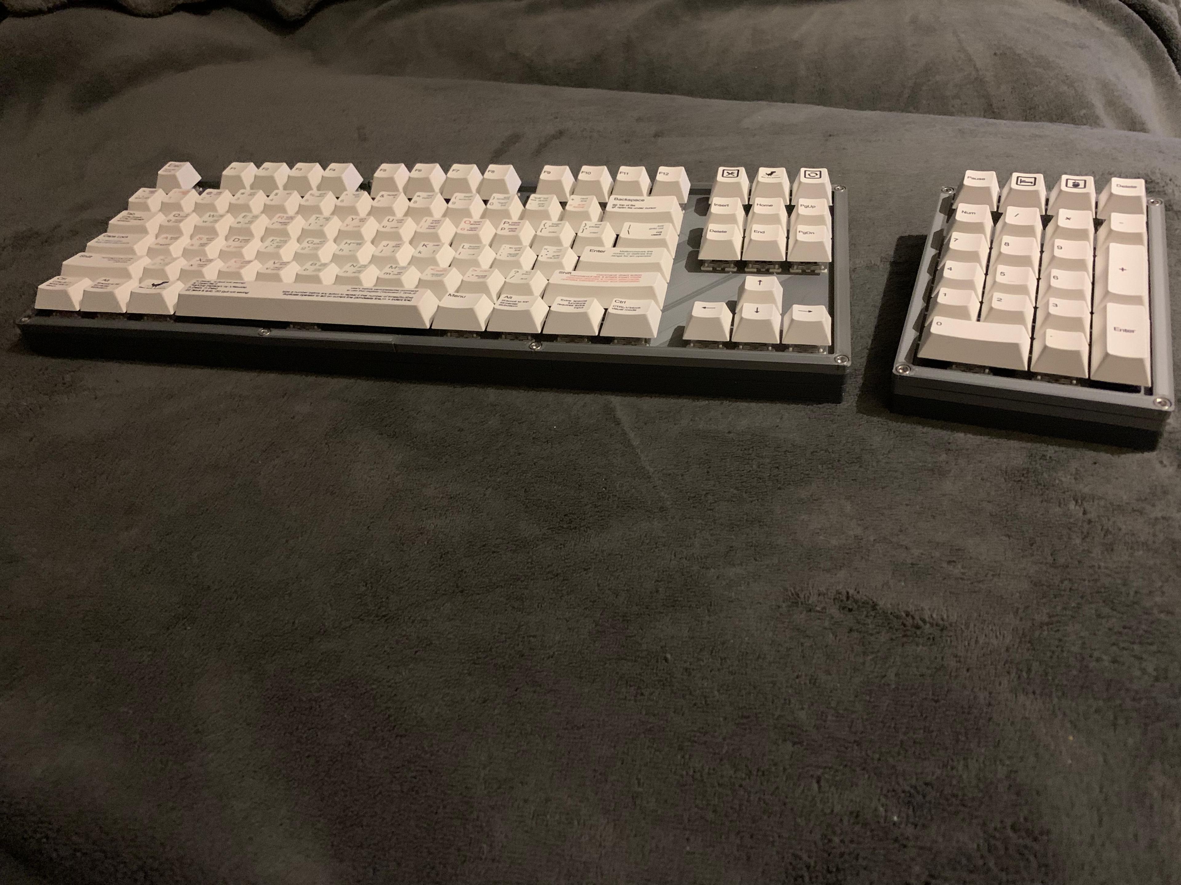 Prototype: 3D Printed HOT SWAP Mechanical keyboard. 3d model