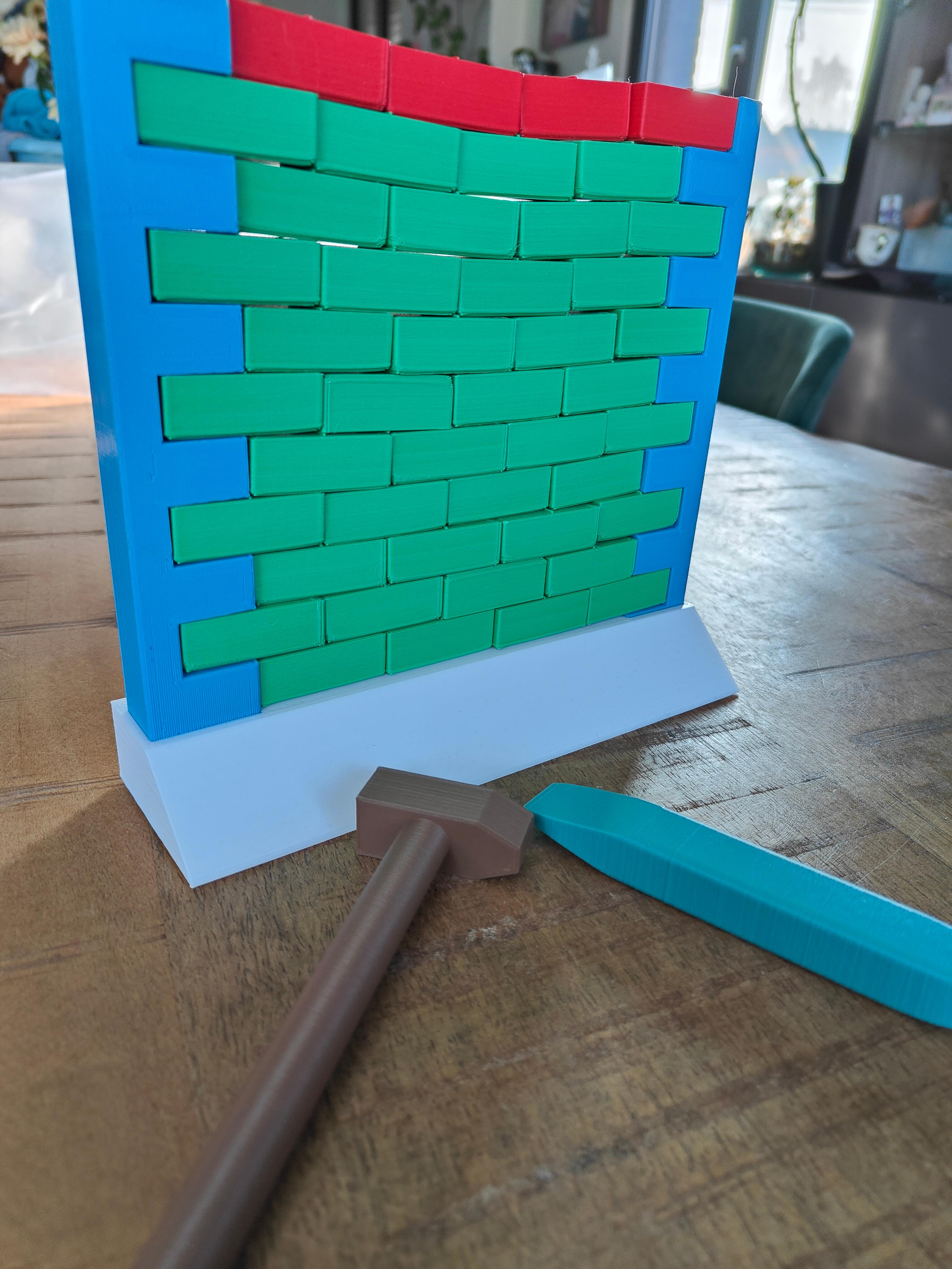 Brick Wall Game 3d model