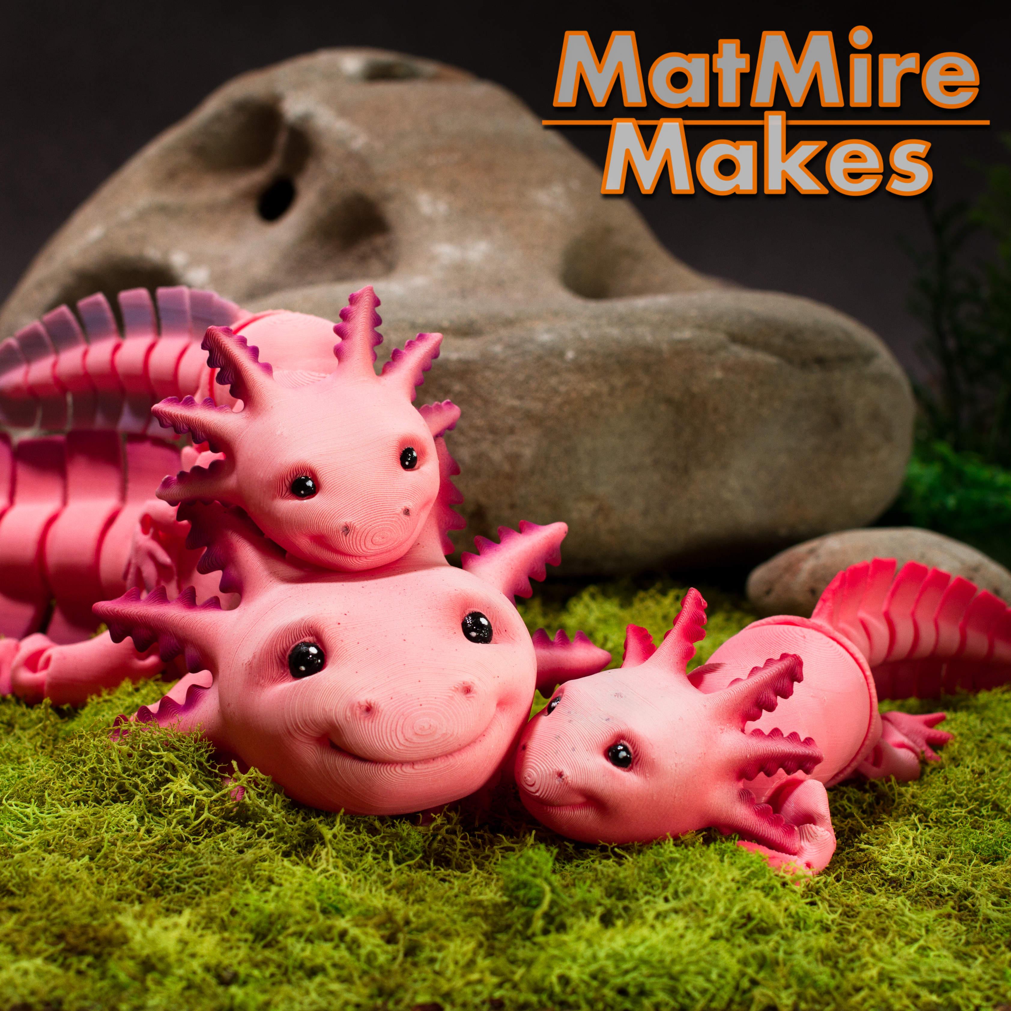 Axolotl - Articulated Figure 3d model