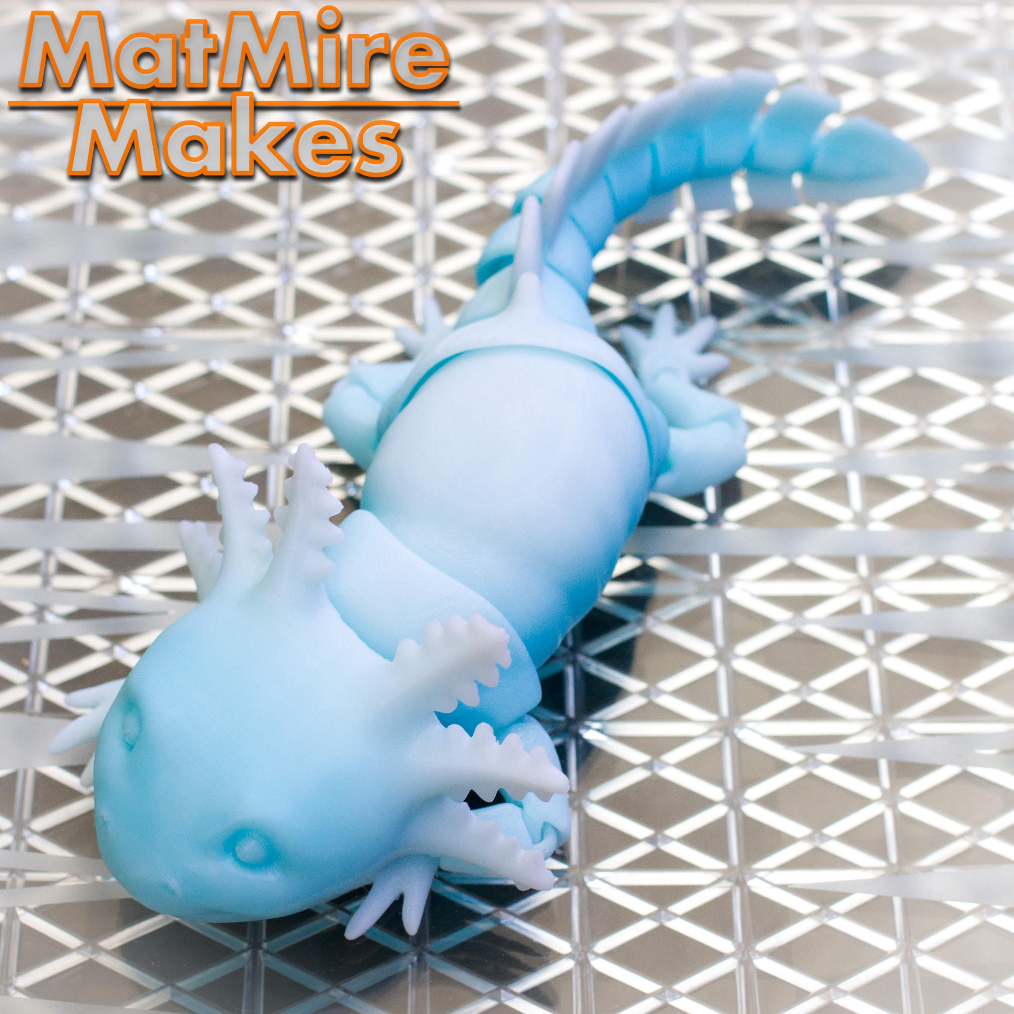 Axolotl - Articulated Figure 3d model