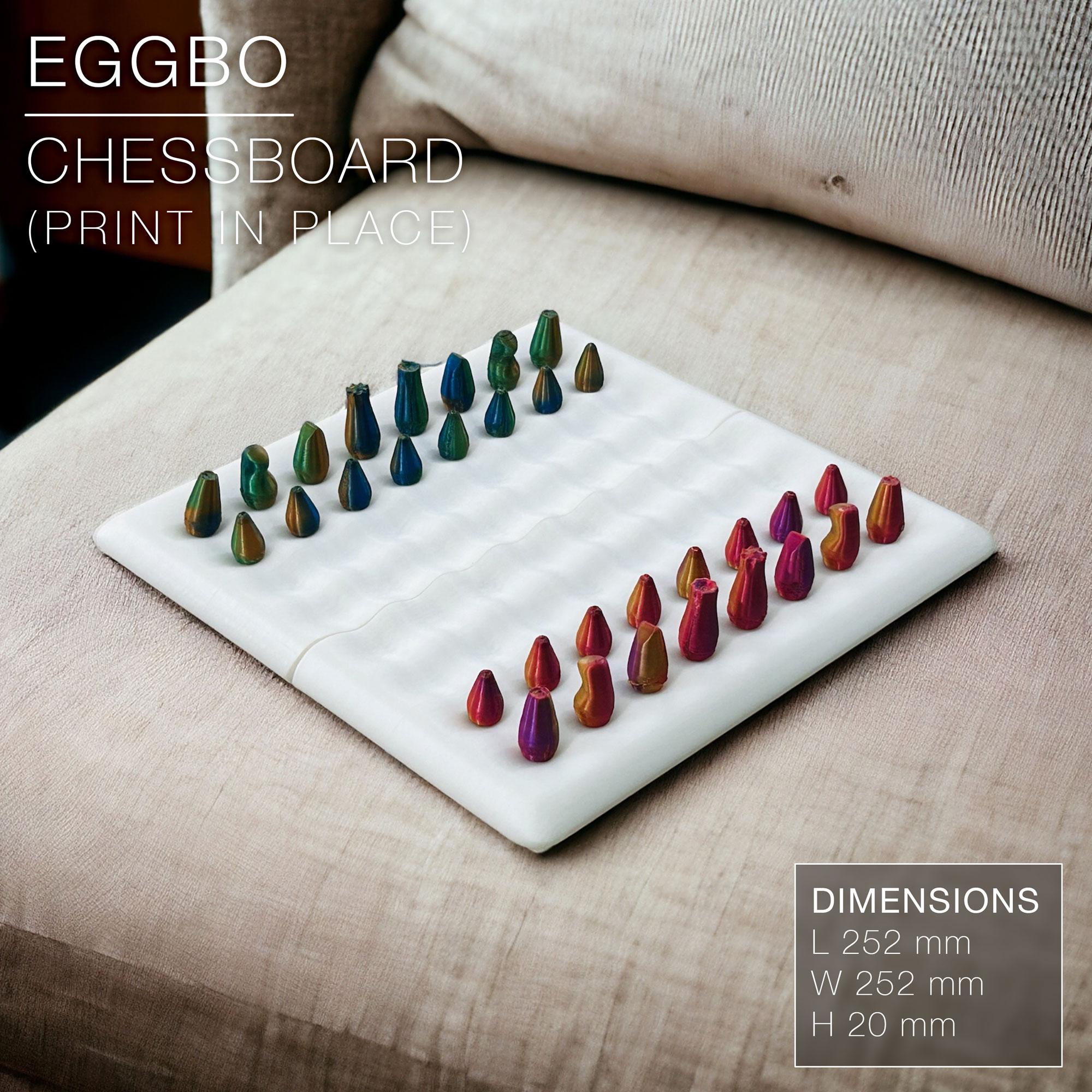 EGGBO | Chessboard print-in-place 3d model