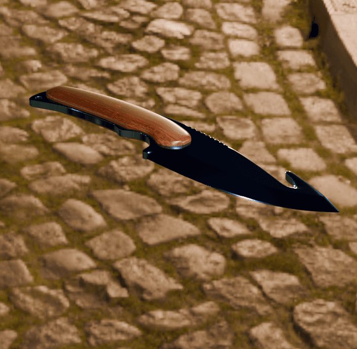 Gut knife CSGO 3d model