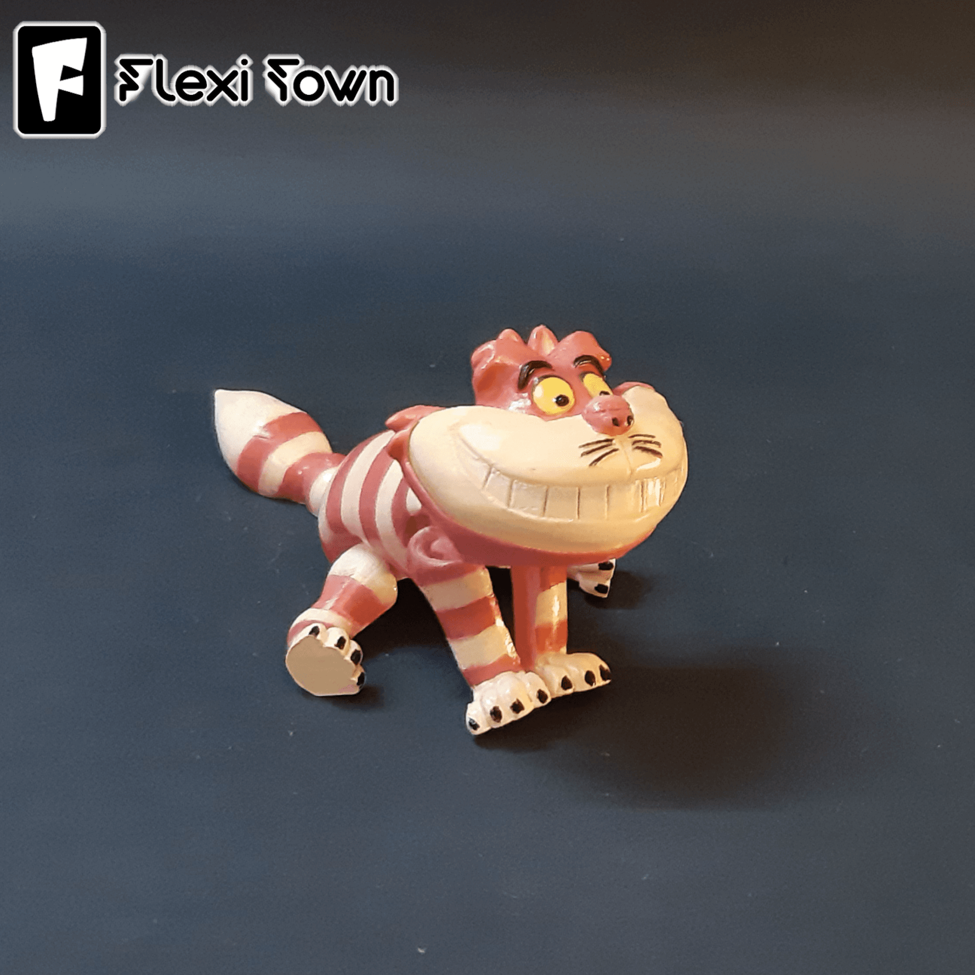 Flexi Print-in-Place Cheshire Cat 3d model