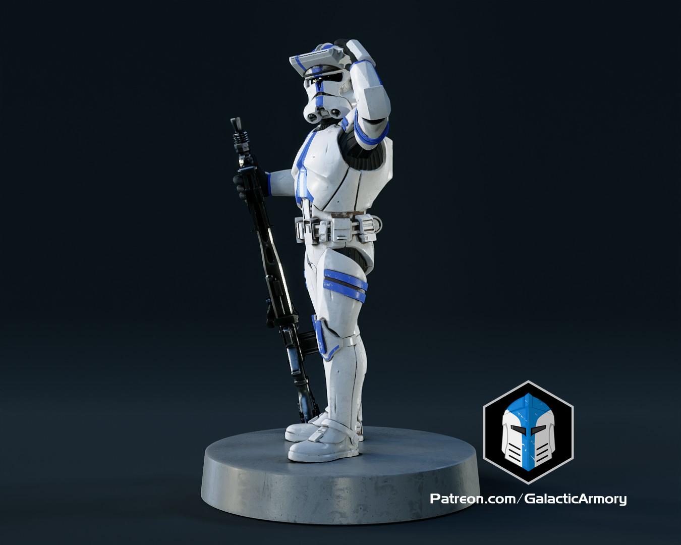 Clone Trooper Figurine - Specialist 3d model