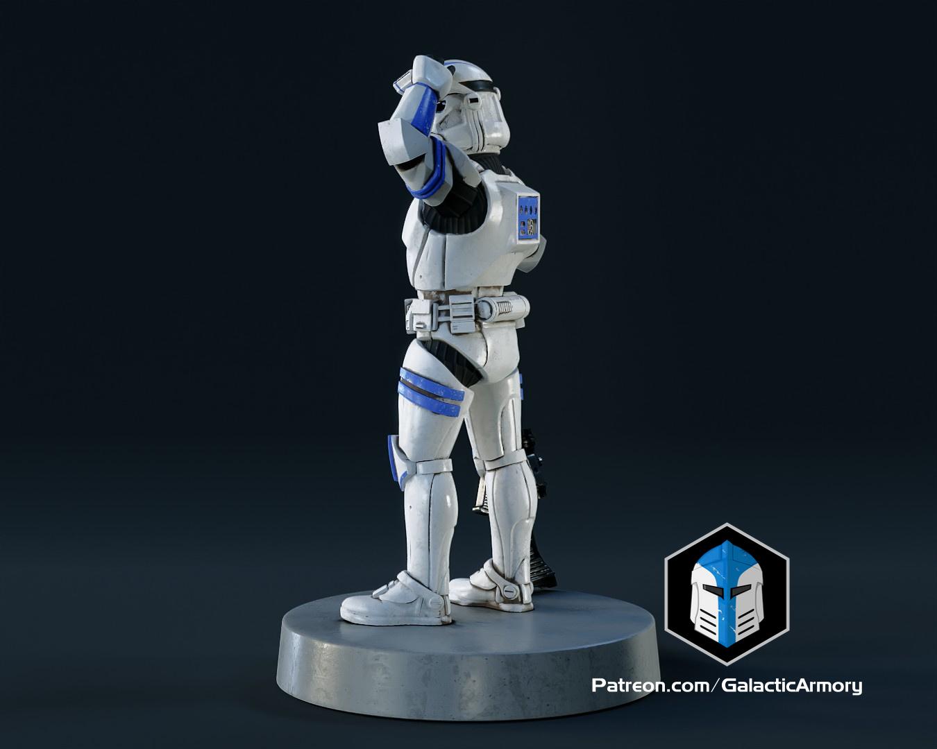 Clone Trooper Figurine - Specialist 3d model