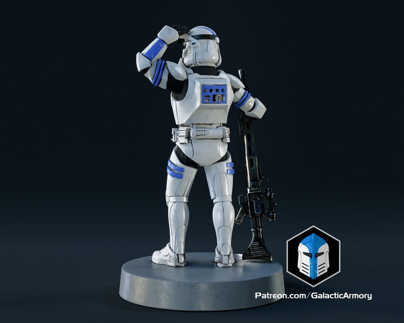 Clone Trooper Figurine - Specialist 3d model