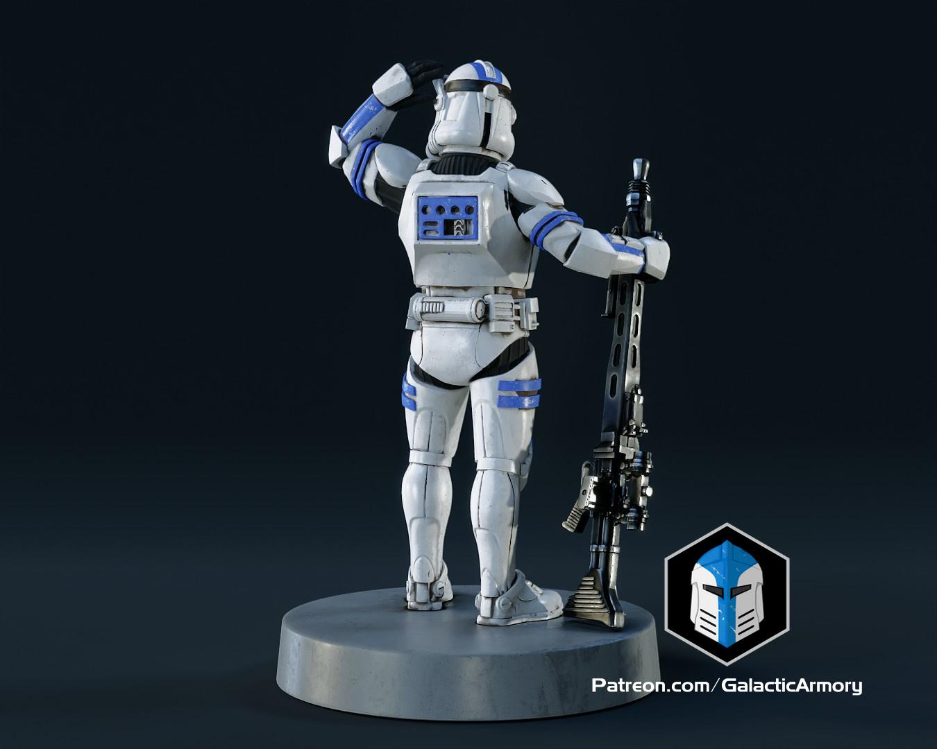 Clone Trooper Figurine - Specialist 3d model