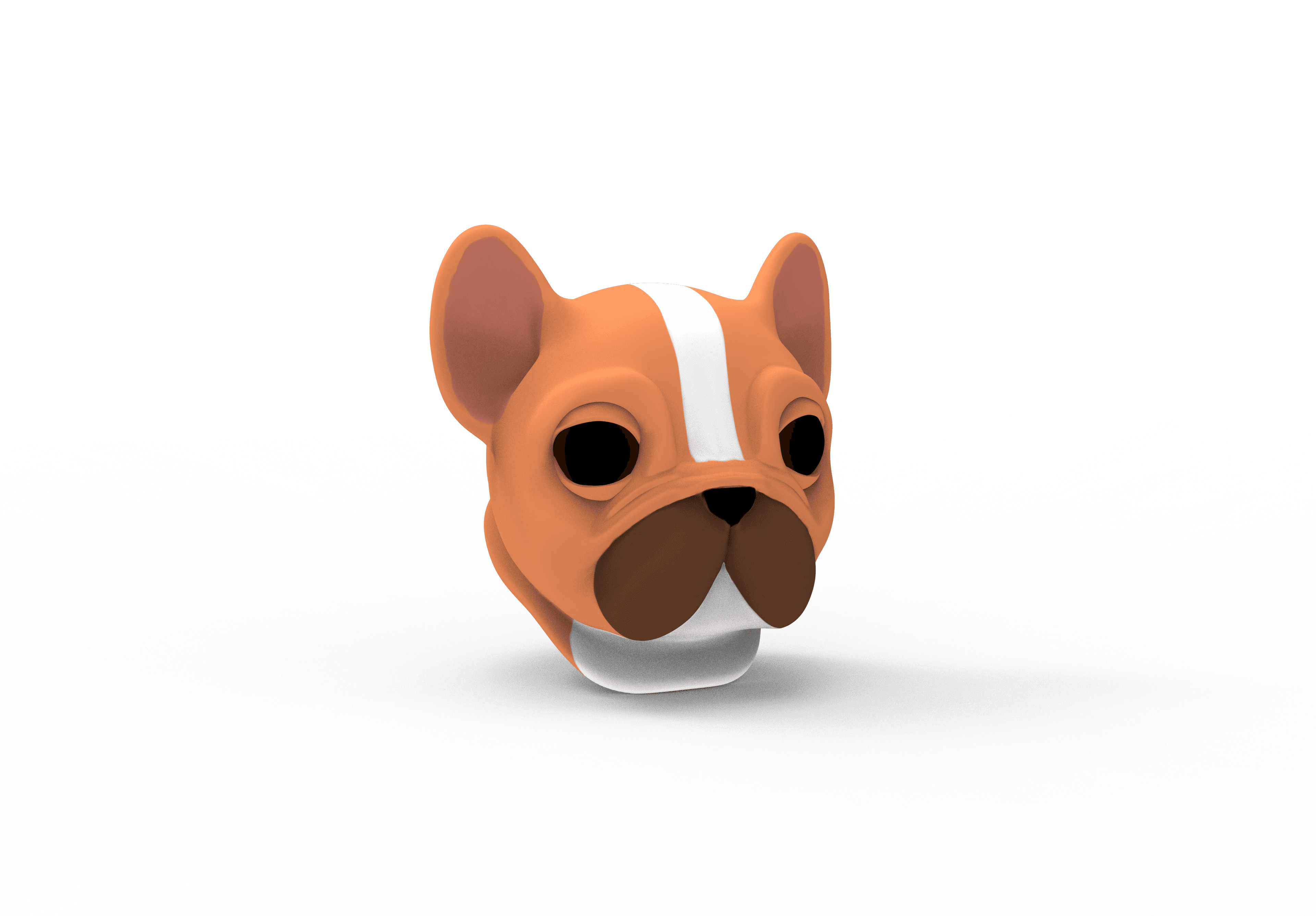 Frenchie, the French Bulldog 3d model