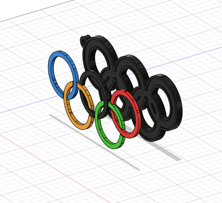 OLYMPICS - KEYCHAIN 3d model