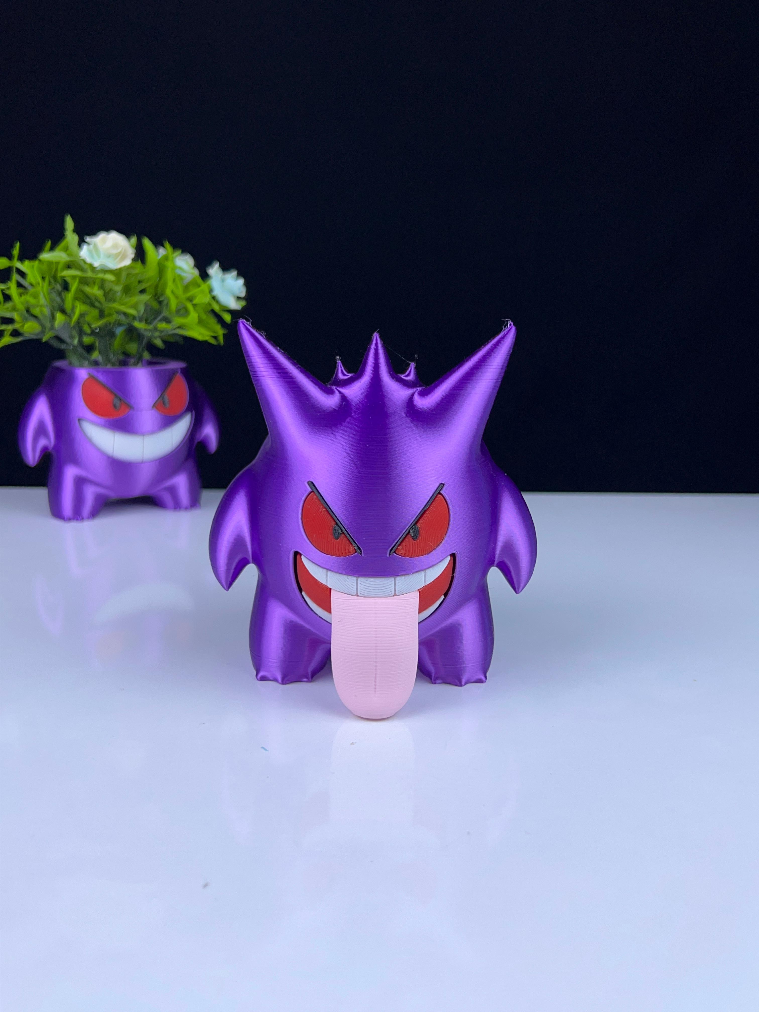 gengar tongue out  3d model