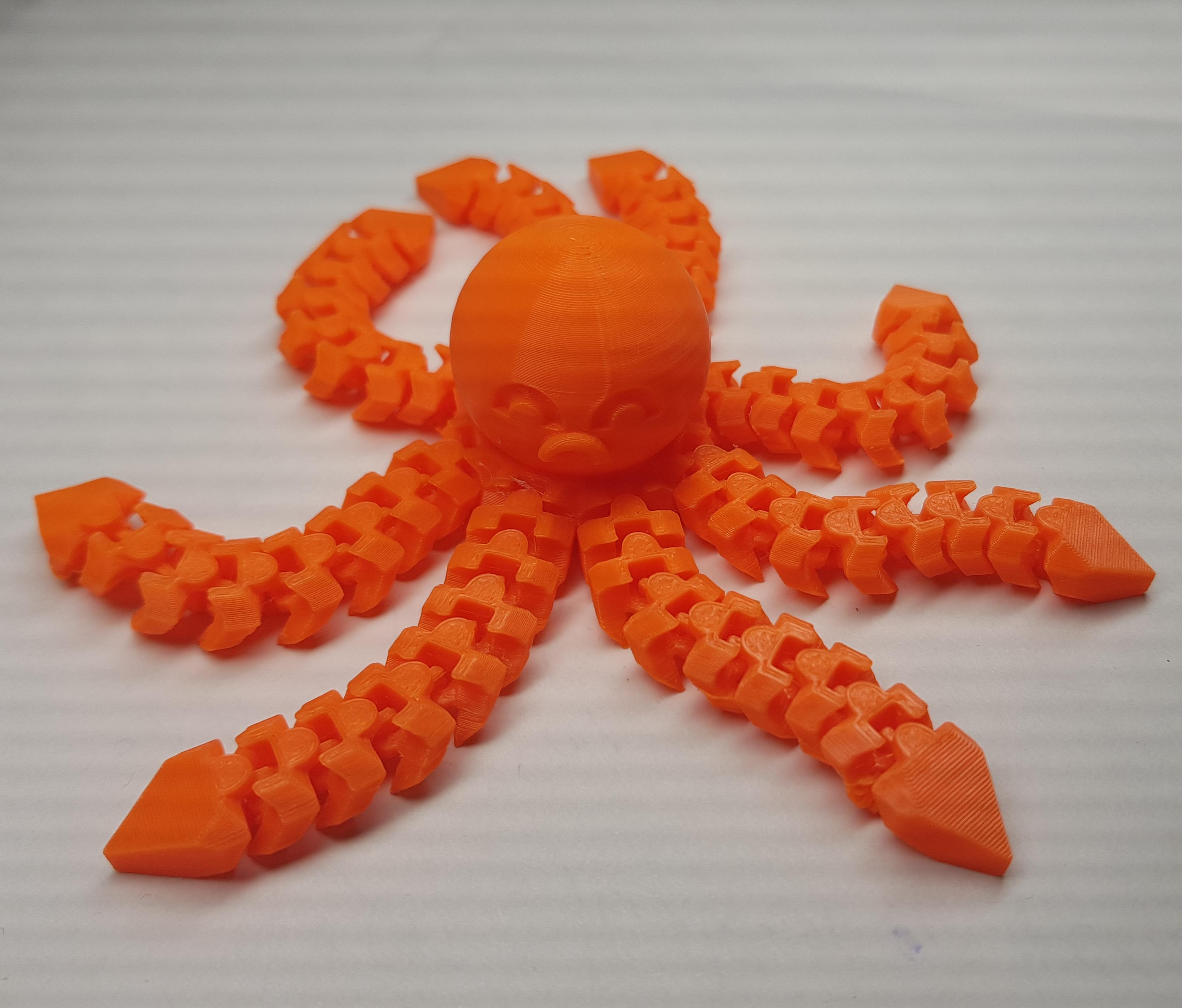 Süßer Oktopus (Flexi) 3d model