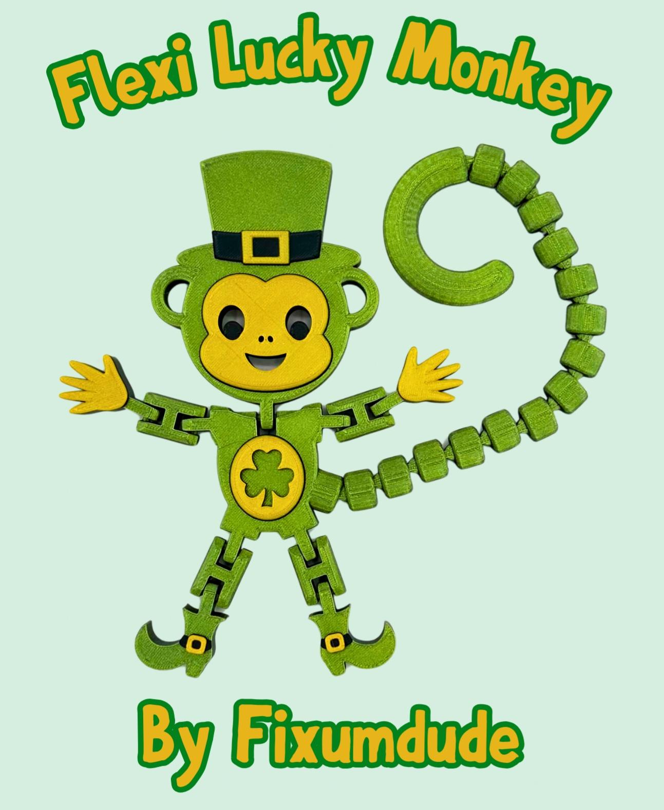 Flexi Lucky Monkey 3d model