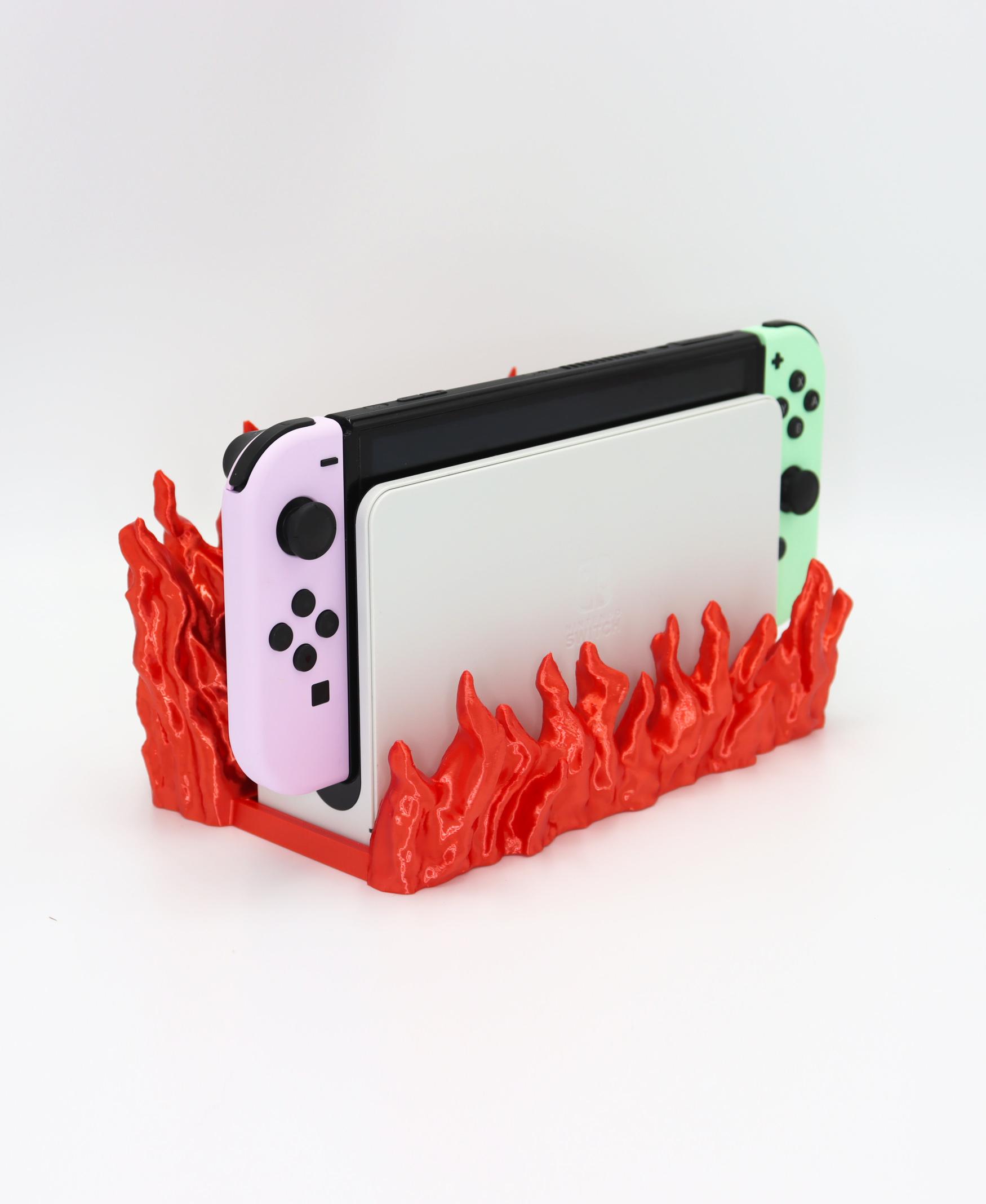 Flame Nintendo switch dock 3d model