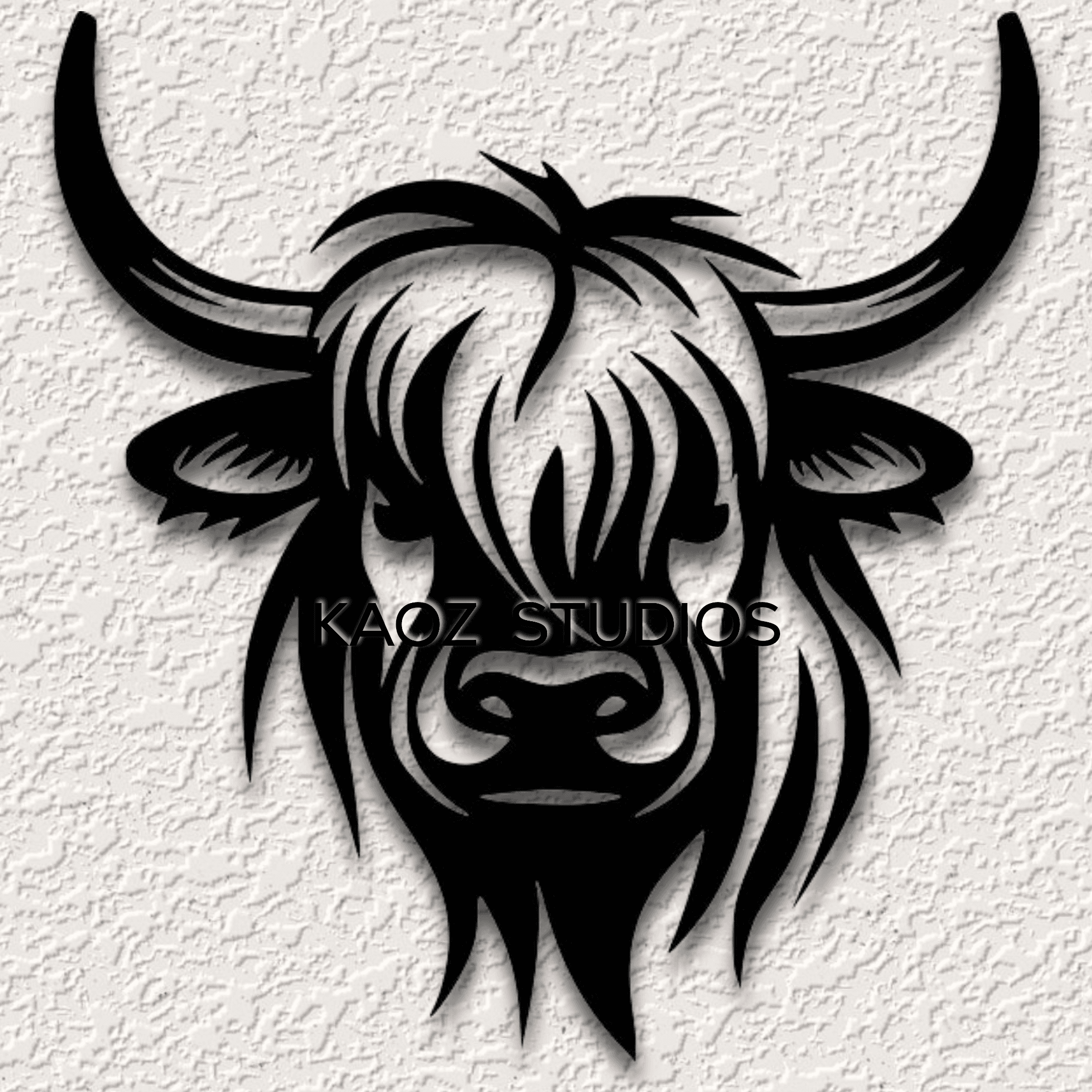 highland cow wall art high land cow wall decor mountain cattle decoration 3d model