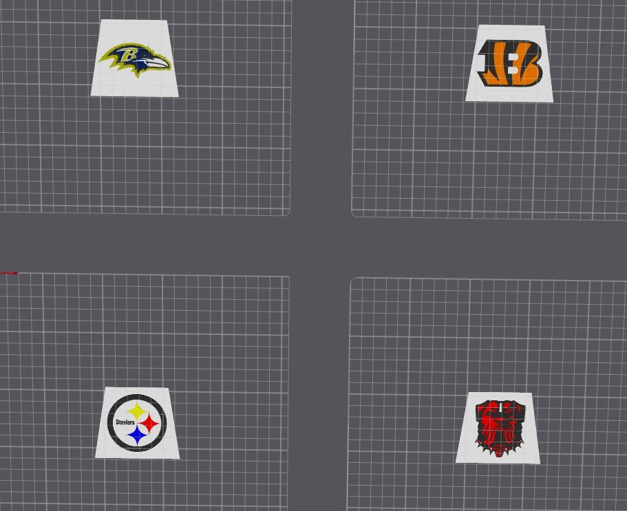 AFC North Torso Inserts 3d model