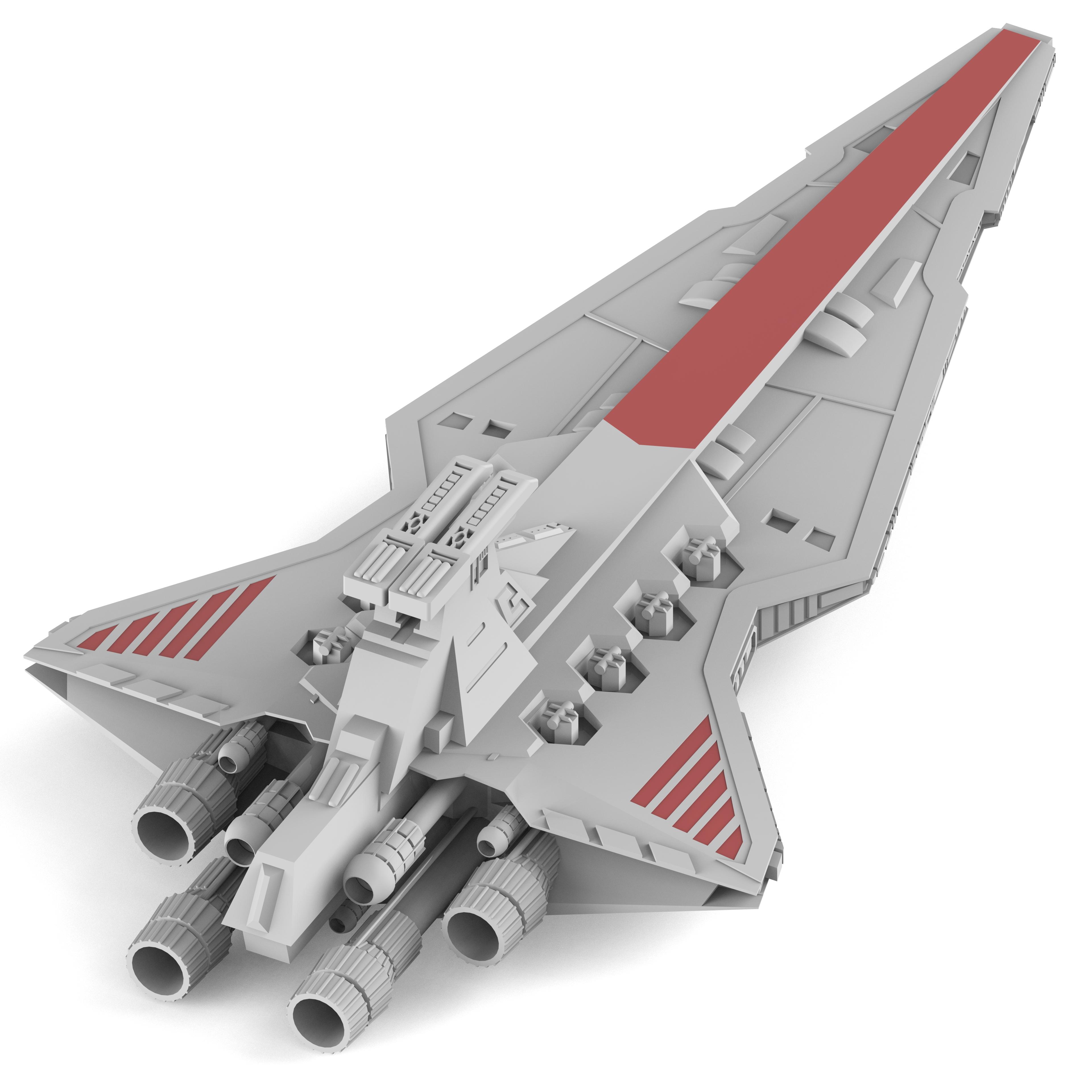 Star Destroyer (Star Wars vehicle) 3d model