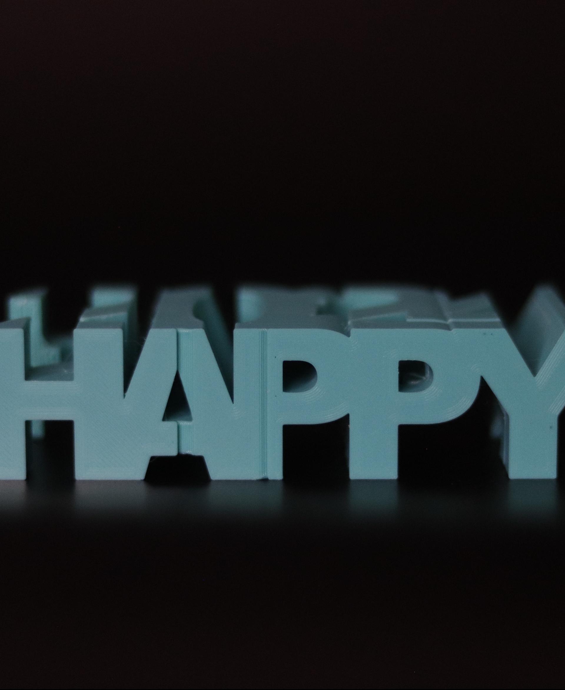 Happy 2024 Text Flip 3d model