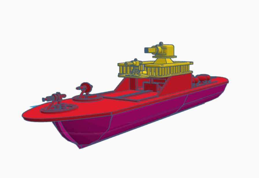 Standardized Warship 3d model