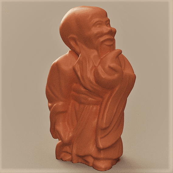 Buddhist monk 3d model