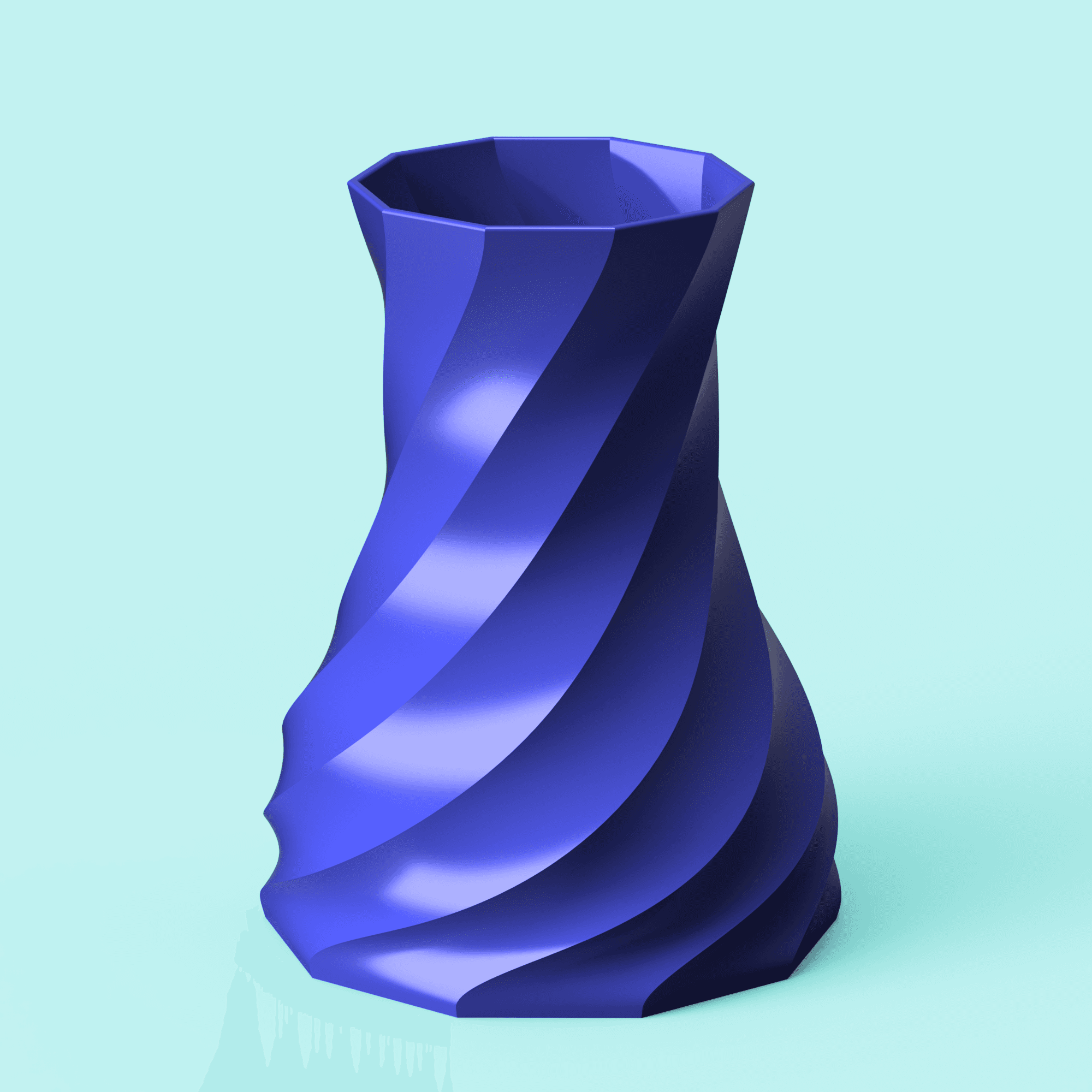 Twisted Spiral Vase 3d model