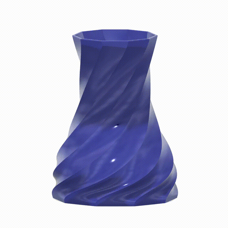 Twisted Spiral Vase 3d model