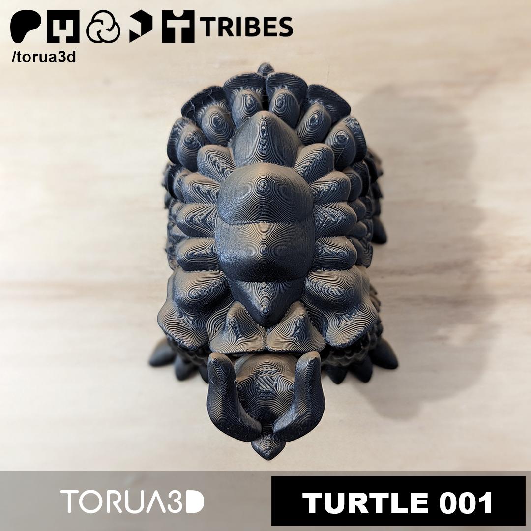 ARTICULATED TURTLE 001.stl 3d model