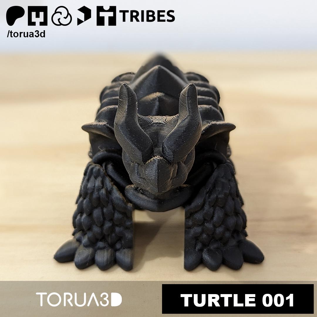 ARTICULATED TURTLE 001.stl 3d model