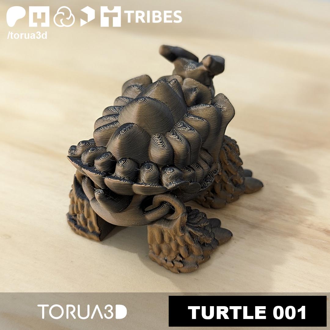 ARTICULATED TURTLE 001.stl 3d model