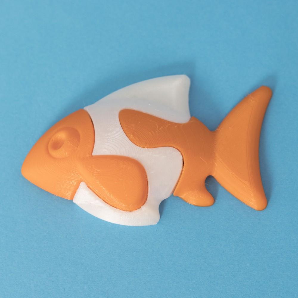 Kid's Jigsaw // Clown Fish 3d model