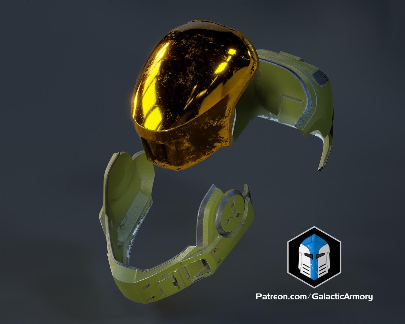 Halo Mirage Helmet - 3D Print Files 3d model