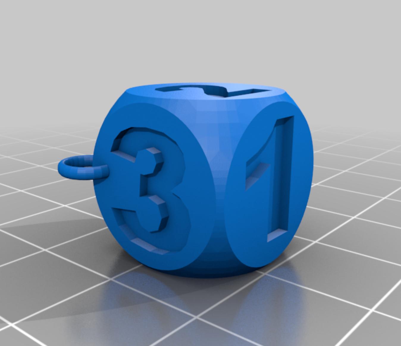 cube dice 3d model