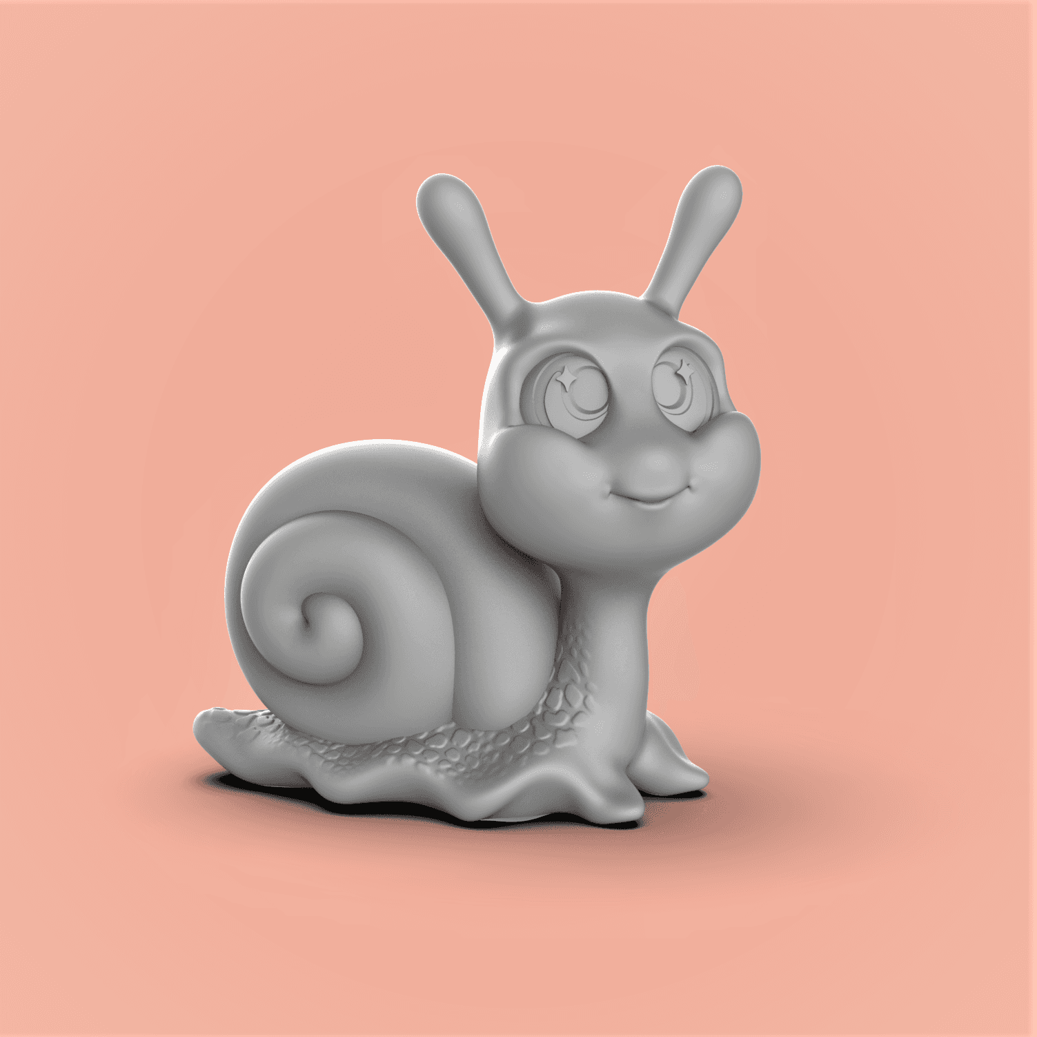 Snail -Little Big Head Series 3d model