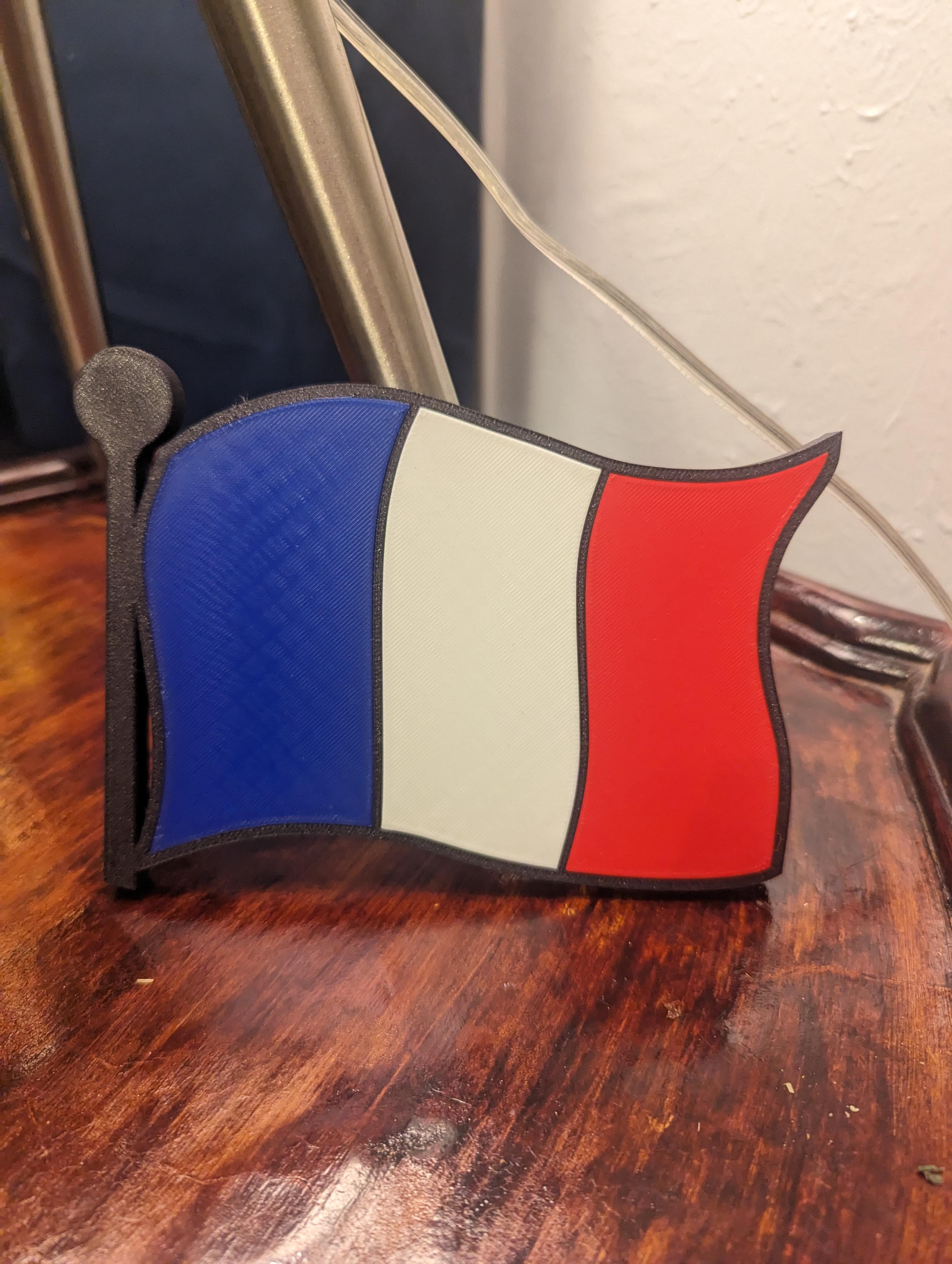 French Flag 3d model