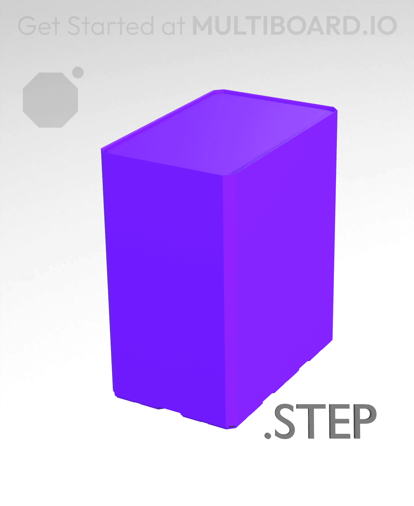 2x3x3·5 - Multibin Insert - STEP Remixing File 3d model