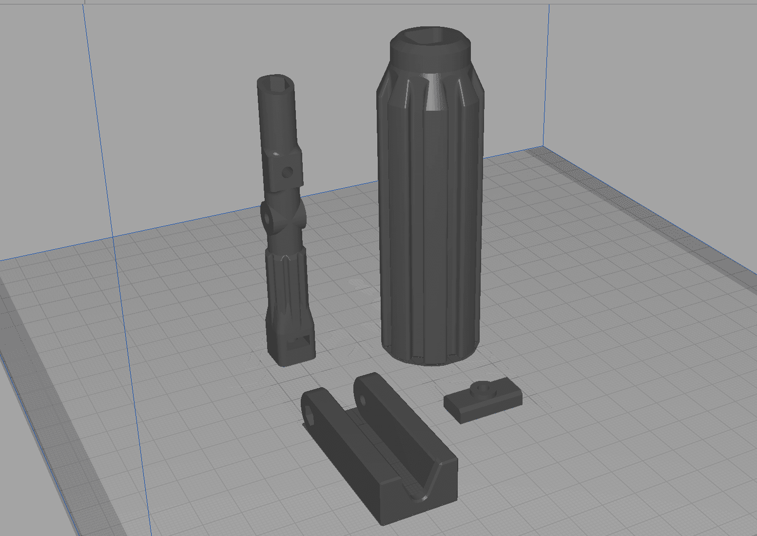 3D Printed Screwdriver (no magnets required!) 3d model