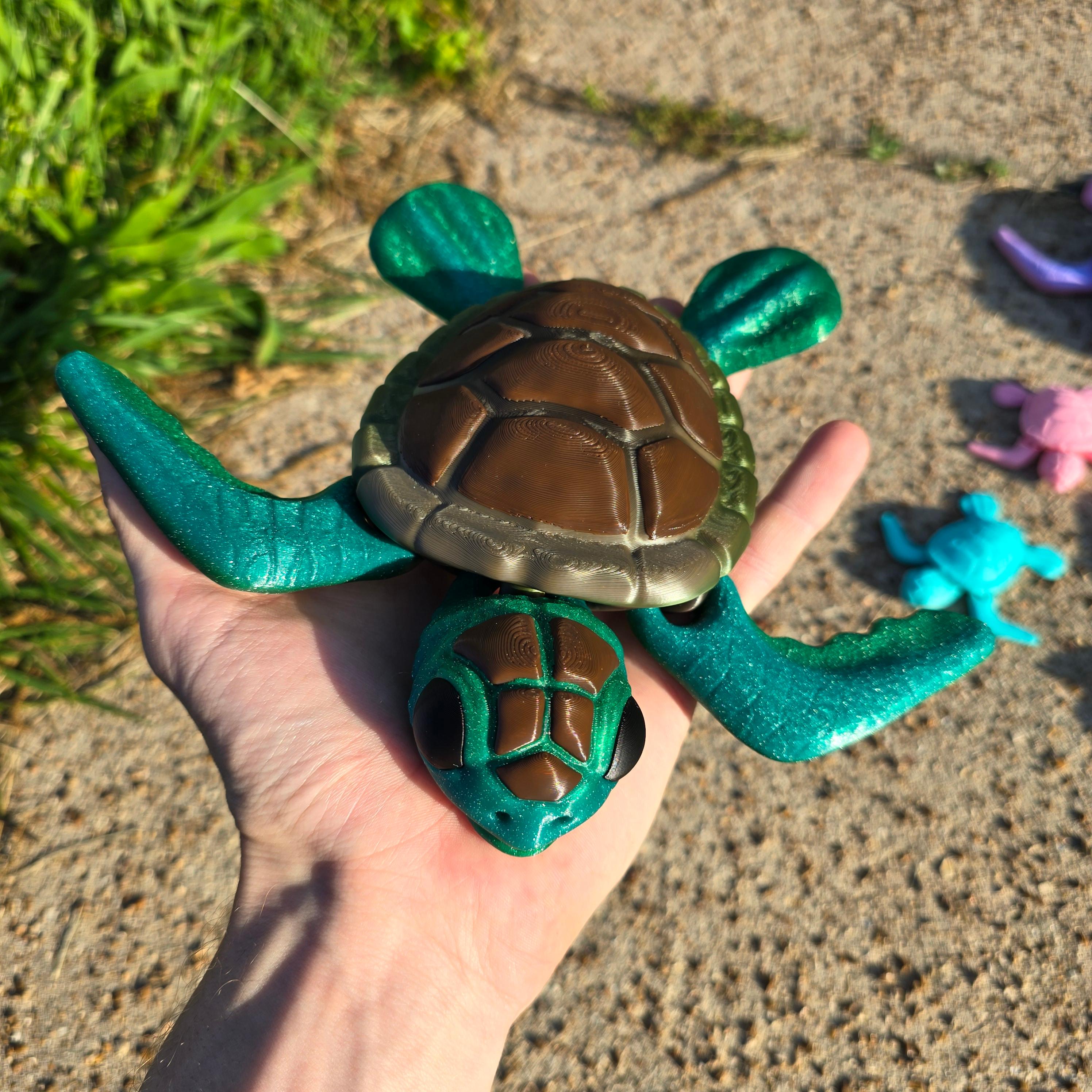 Flexi Baby Sea Turtle 3d model