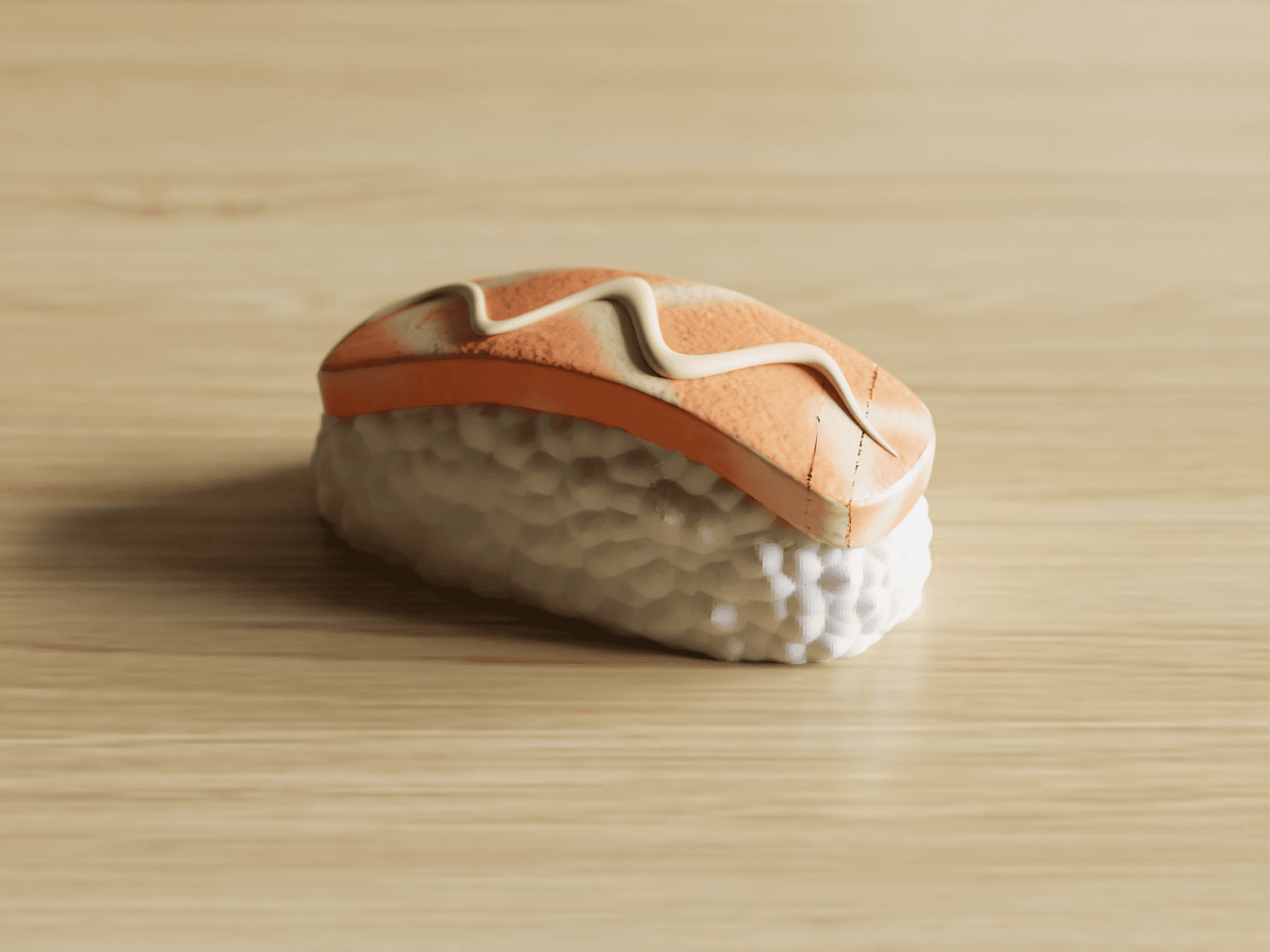 Sushi Sensation: Nigiri Keychain Delight 3d model