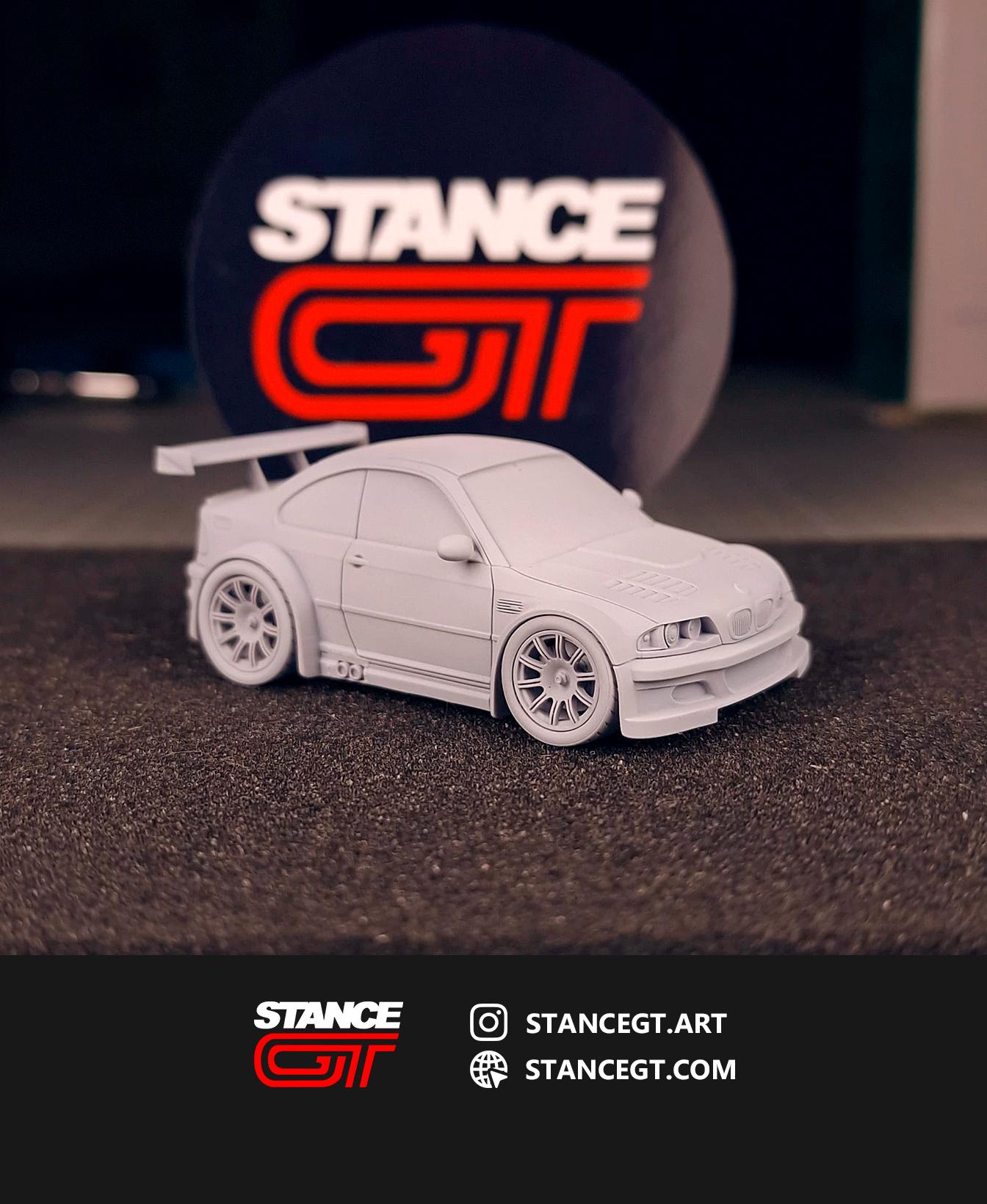 BMW M3 GTR e46 | ORIGINALS | Model kit car 3d model