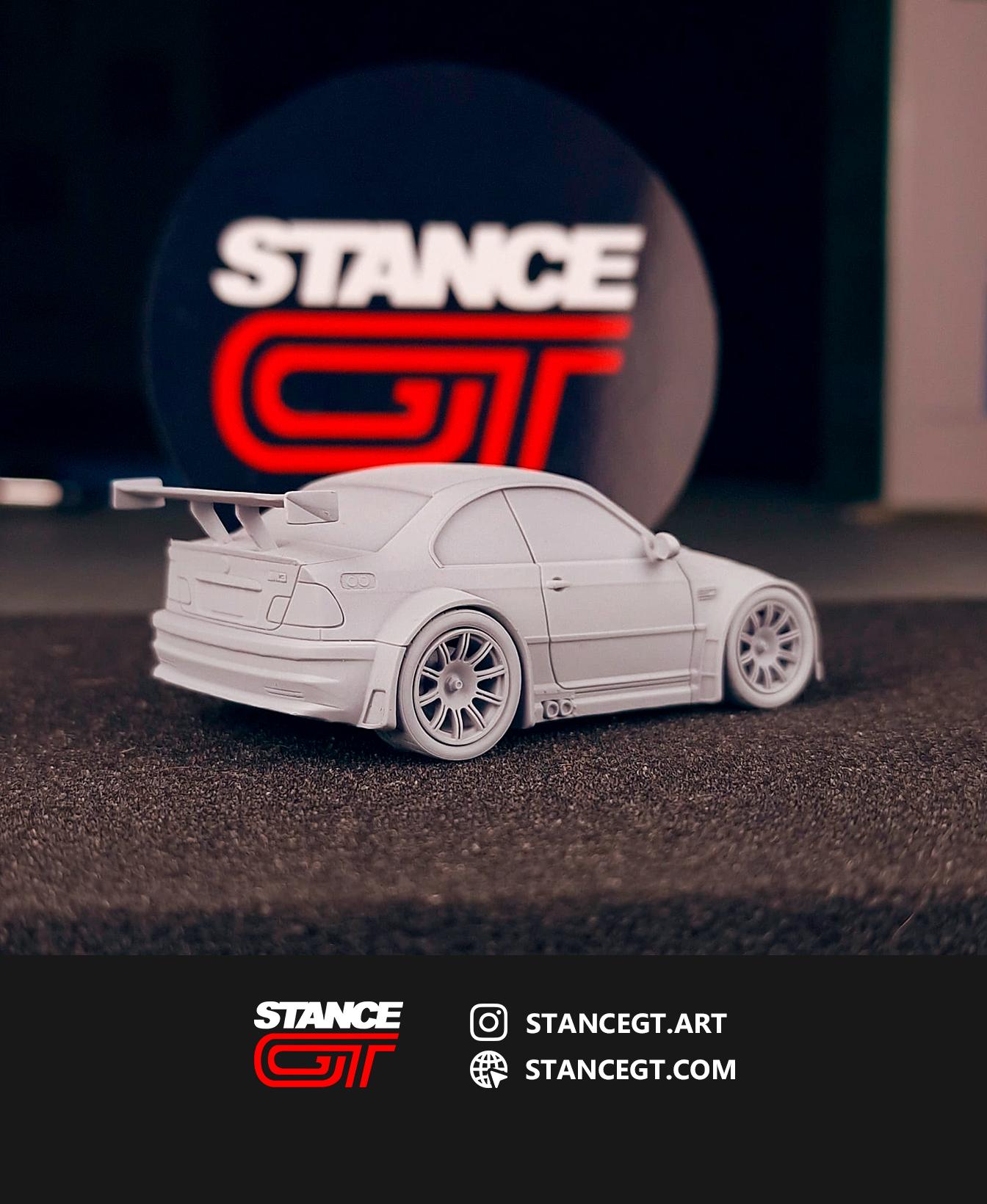 BMW M3 GTR e46 | ORIGINALS | Model kit car 3d model