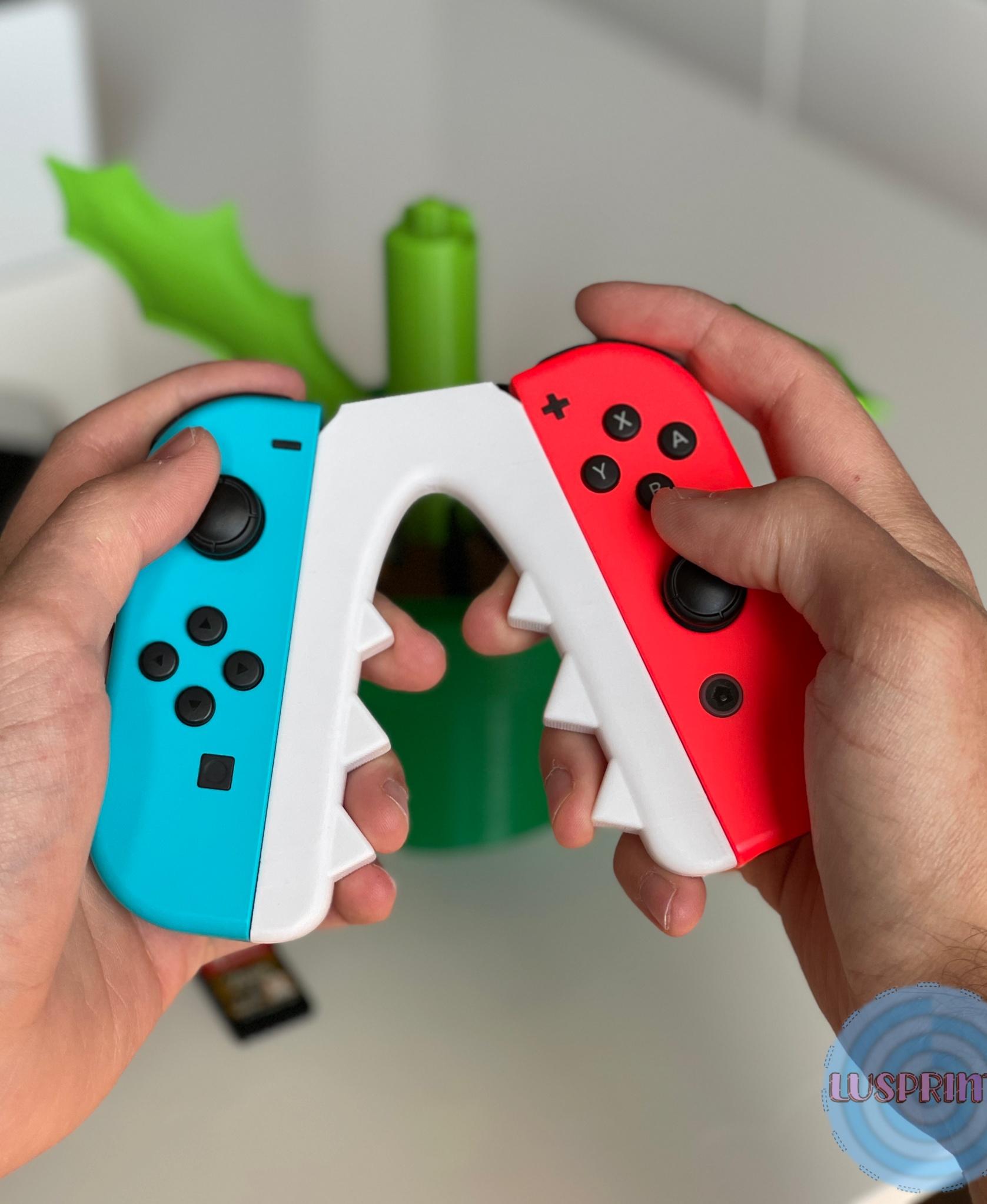 Piranha Plant JoyCon Grip | Cartridge Holder  3d model