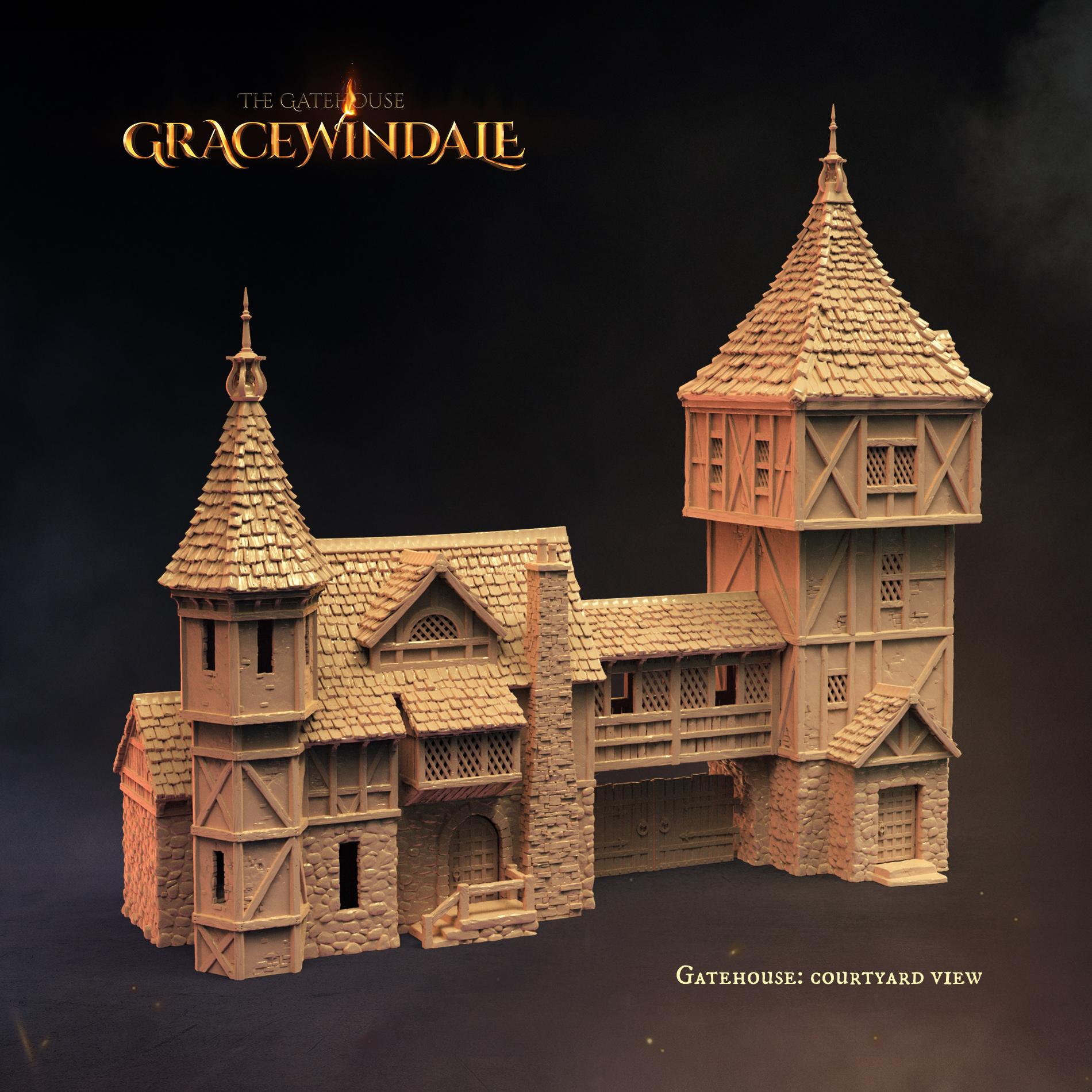 Gracewindale Gatehouse 3d model