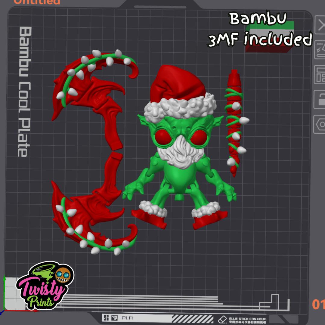 Santa Cthulhu, November 2023 Exclusive 3d model