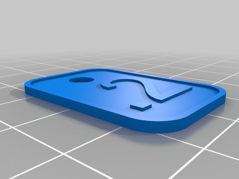 Installed Nozzle Indicator Tags 3d model