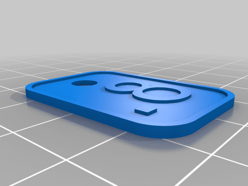 Installed Nozzle Indicator Tags 3d model