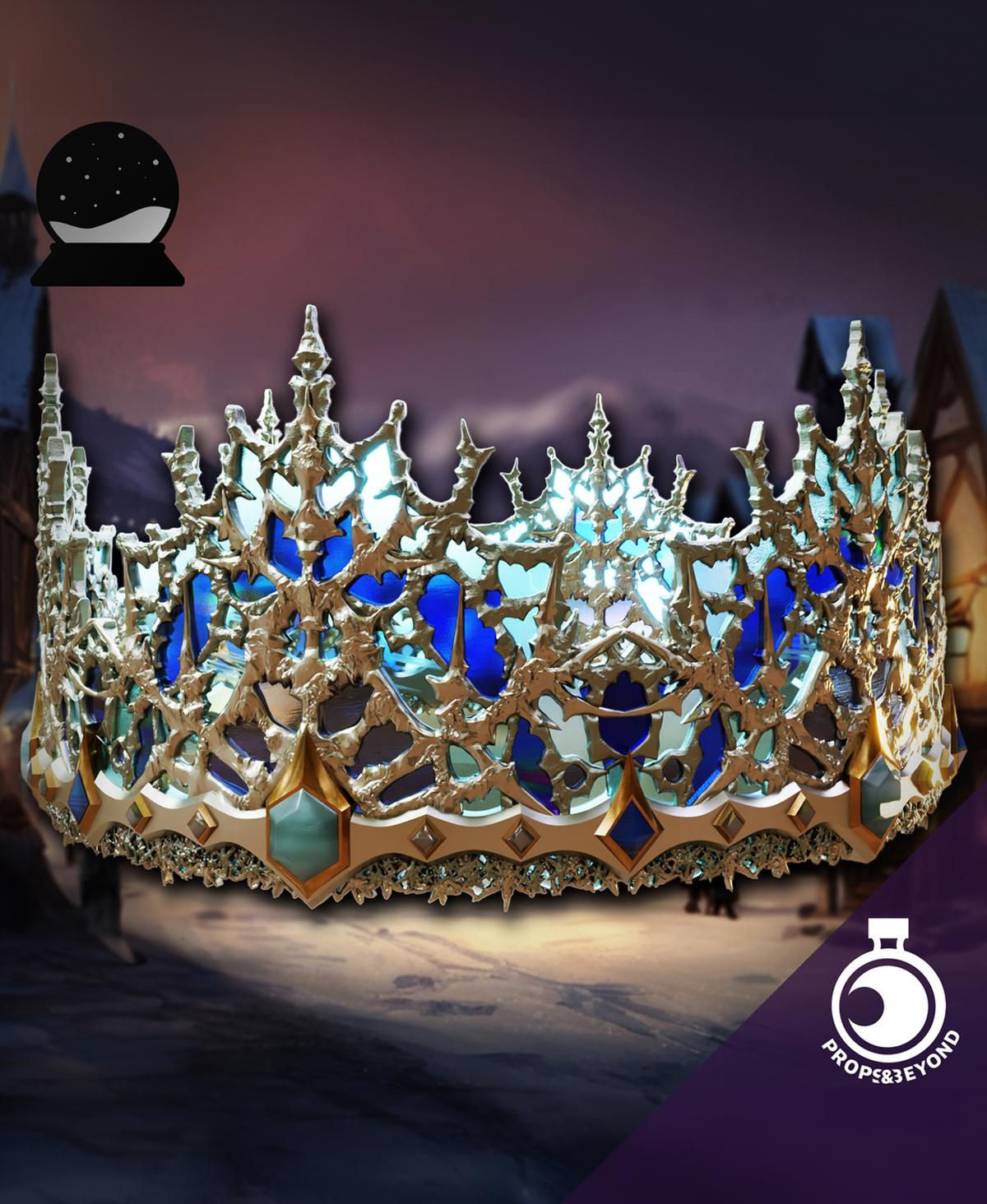 Snowflake Crown 3d model