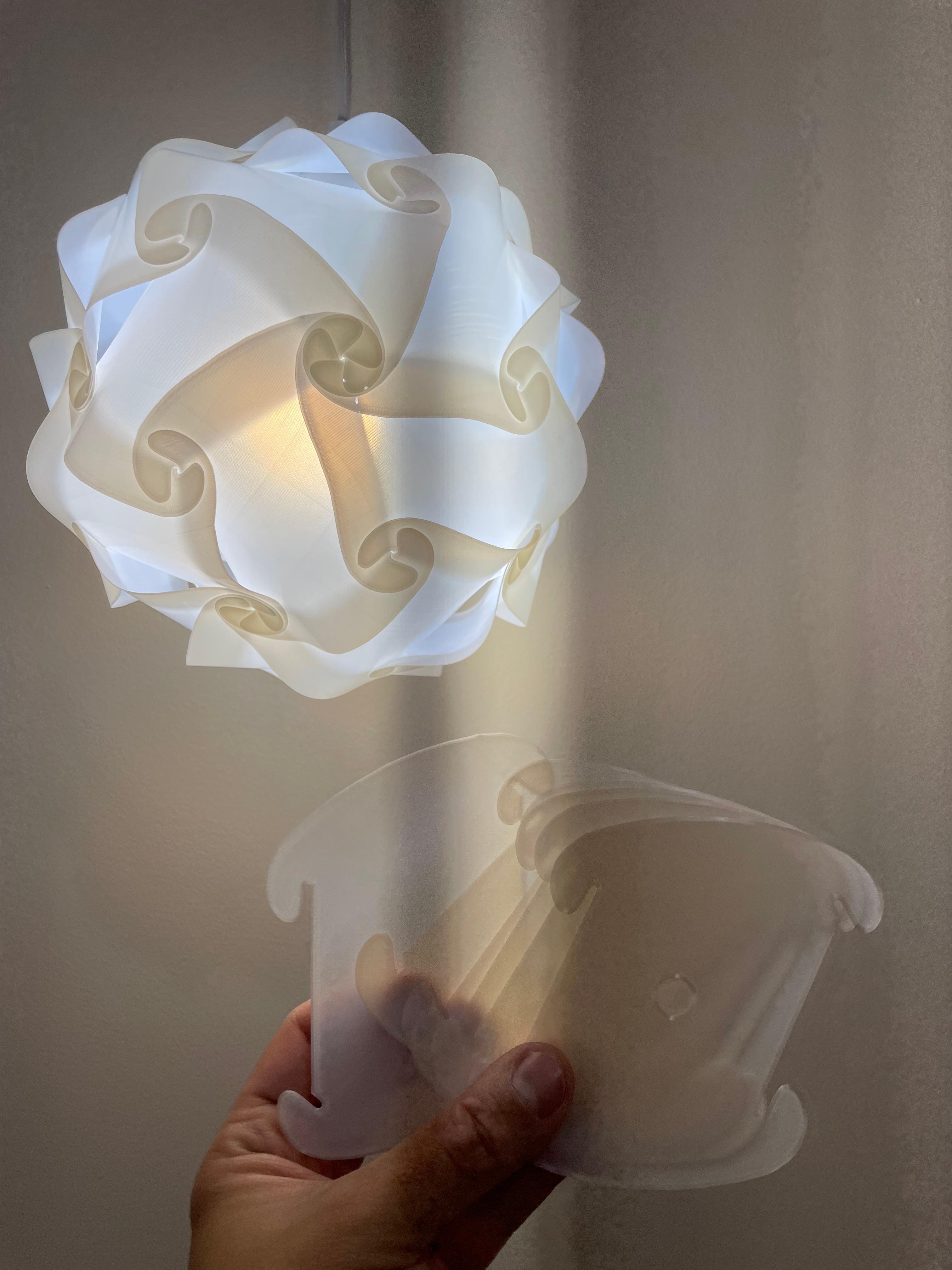 Lamp Shade, or Geometric Ball made with patterns 3d model